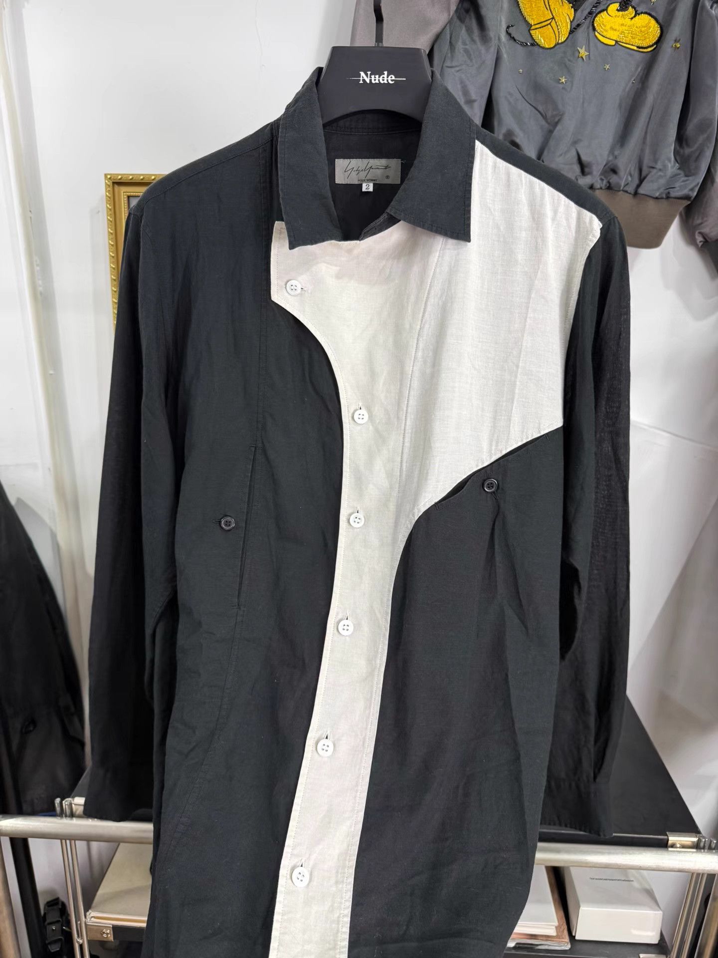 Yohji Yamamoto Yohji Yamamoto Pour Homme Panel Shirt K20 Size US M / EU 48-50 / 2 - 4 Thumbnail