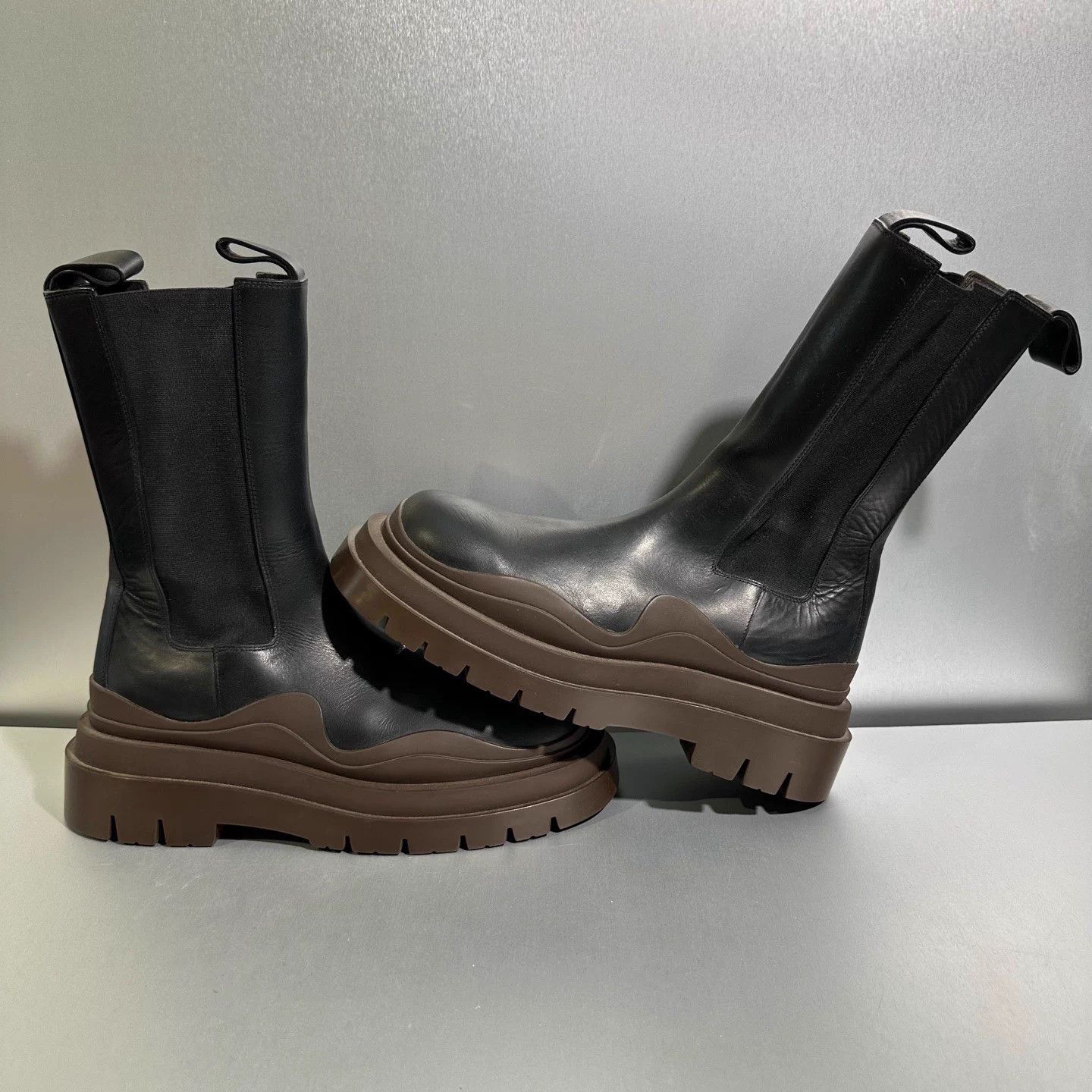 Bottega Veneta BV New Camel Platform Ankle Boot Size US 9 / IT 39 - 3 Thumbnail