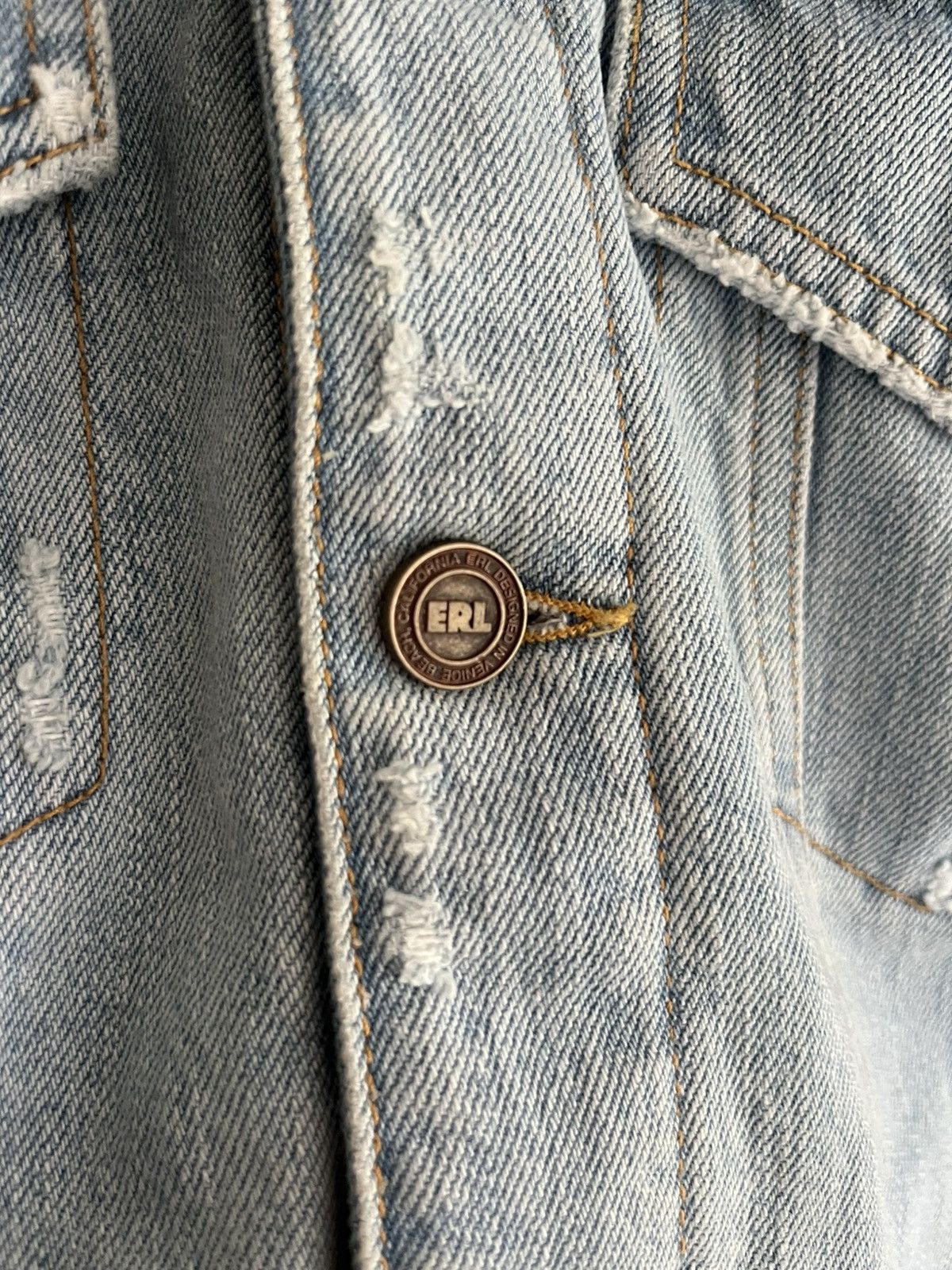 ERL ERL denim jacket with Removable Shearling Collar Size US L / EU 52-54 / 3 - 4 Thumbnail