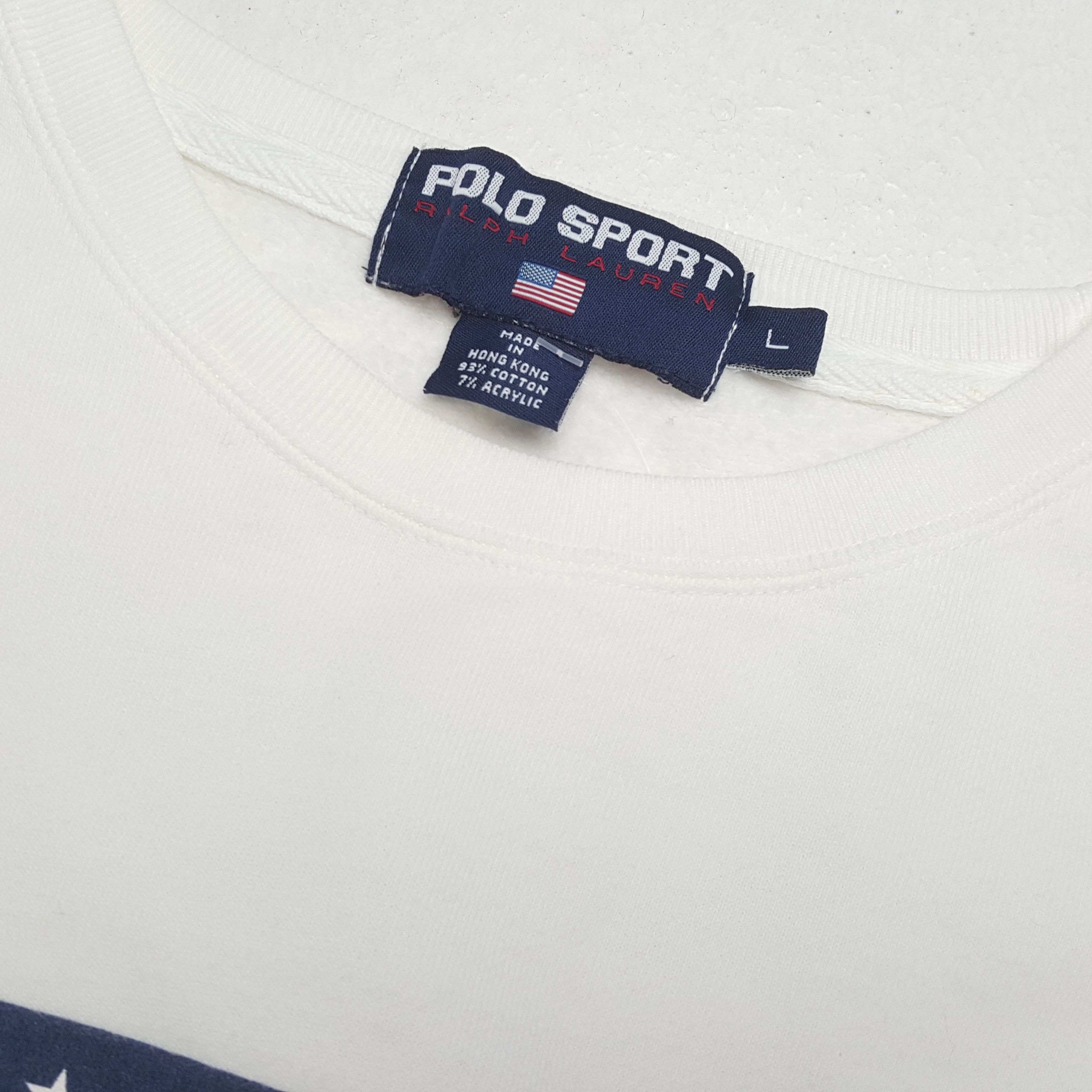 Polo Ralph Lauren × Vintage POLO SPORT RALPH LAUREN Center Design Sweatshirt Size US XL / EU 56 / 4 - 9 Thumbnail