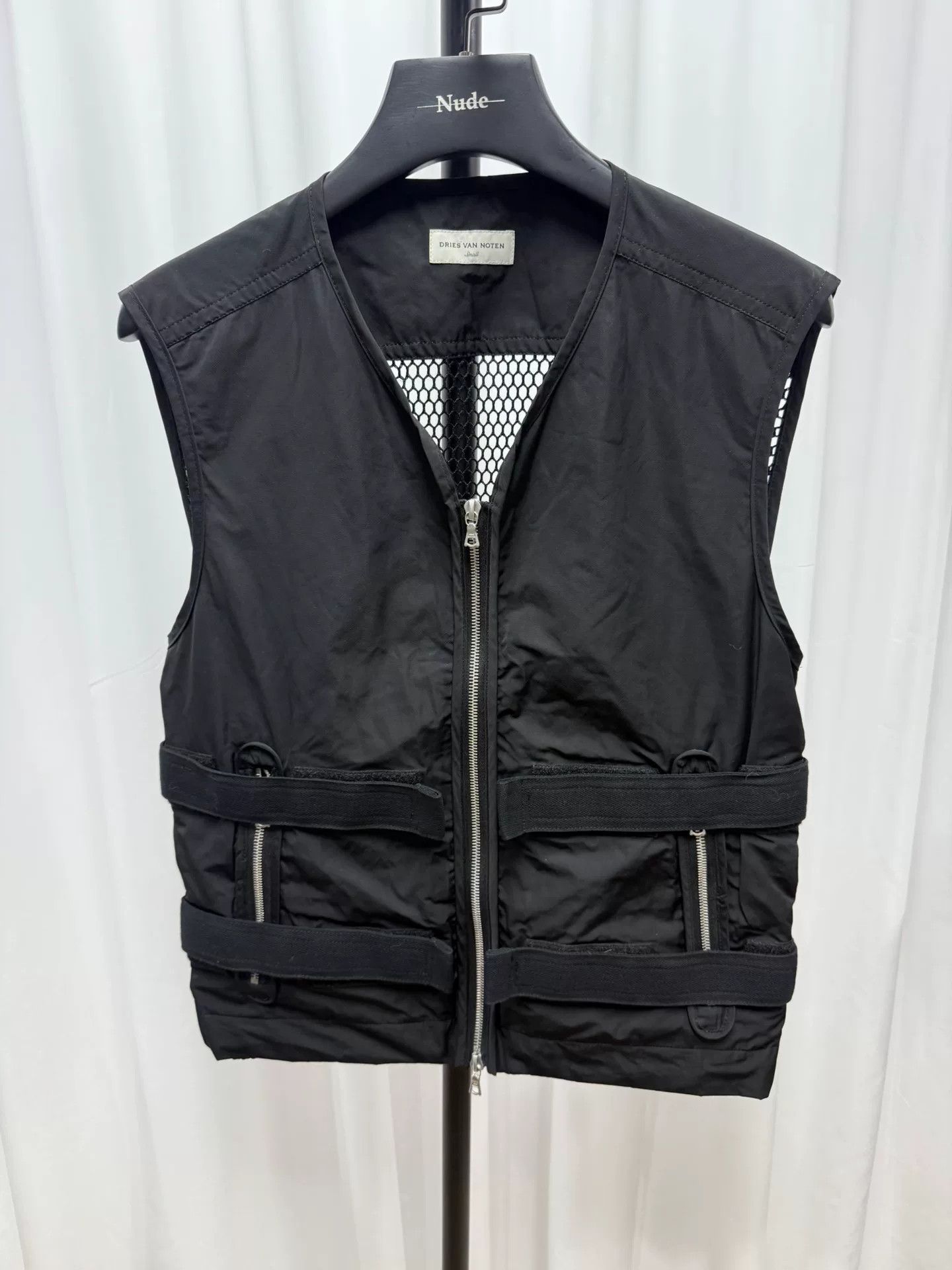 Dries Van Noten black open-back vest by dries van noten Size US S / EU 44-46 / 1 - 1 Thumbnail