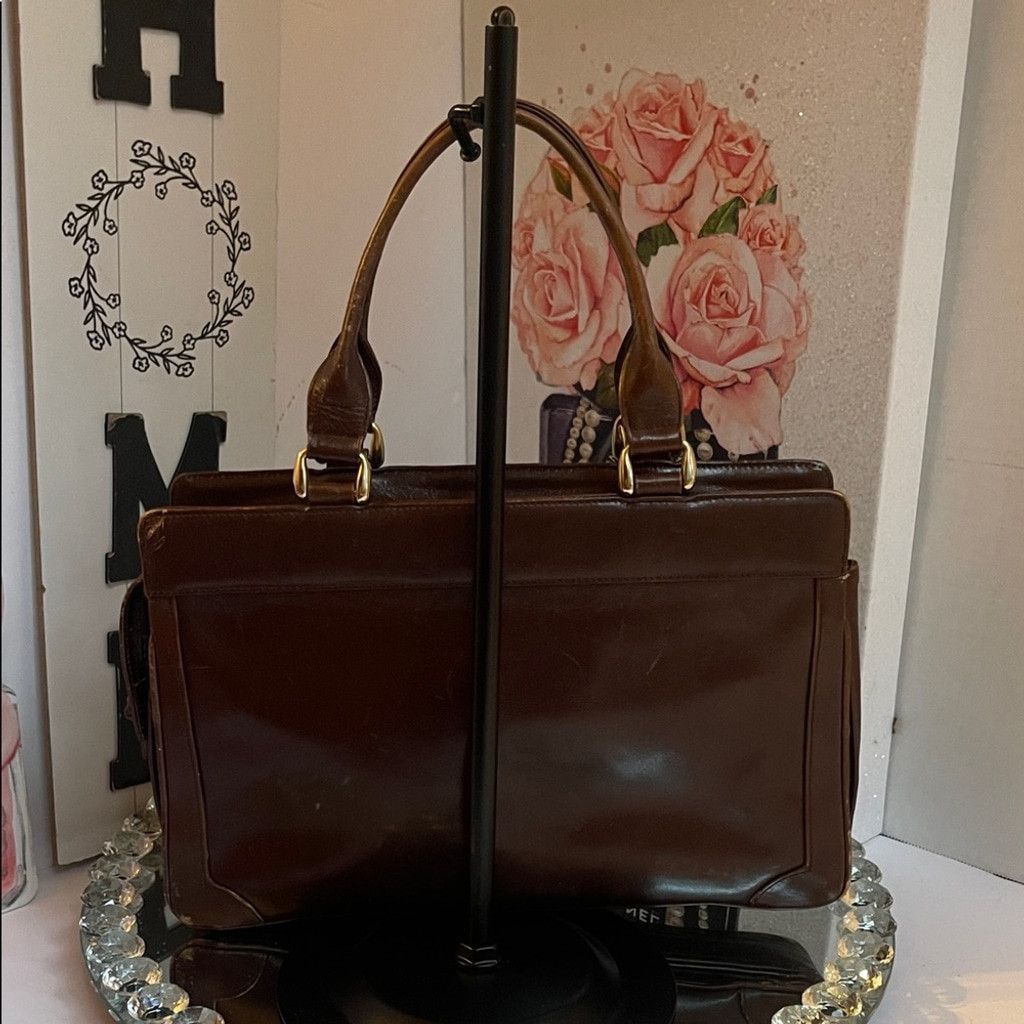 Other Fiocchi Italy Rich Brown Leather handbag Size ONE SIZE - 3 Thumbnail