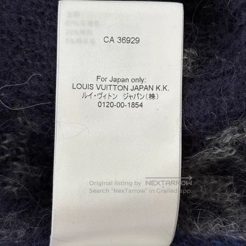 Louis Vuitton Louis Vuitton Gradient mohair print logo cardigan shirt Size US L / EU 52-54 / 3 - 6 Thumbnail