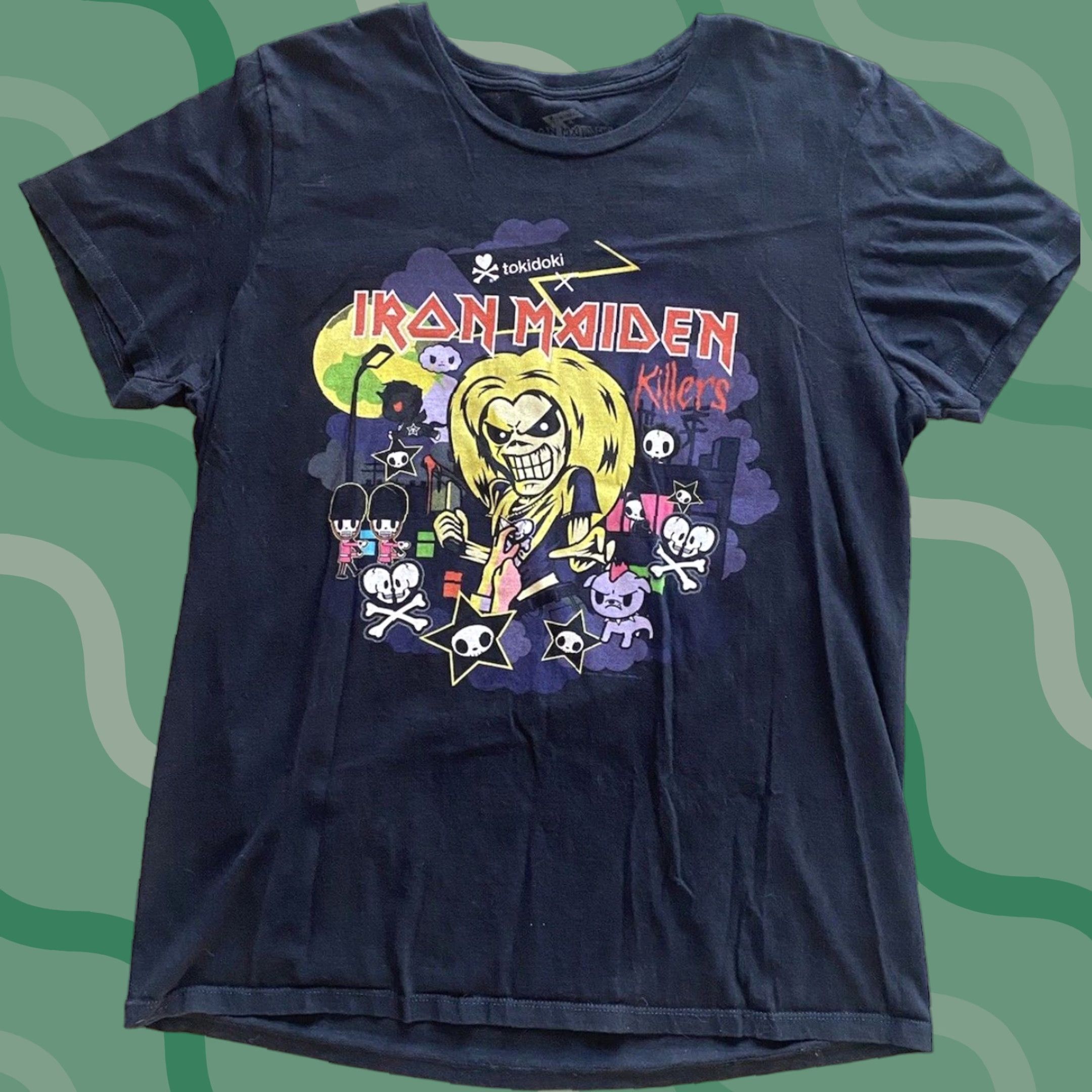 tokidoki Tokidoki Iron Maiden Women’s T Shirt XL Black 2017 Size XL / US 12-14 / IT 48-50 - 1 Thumbnail