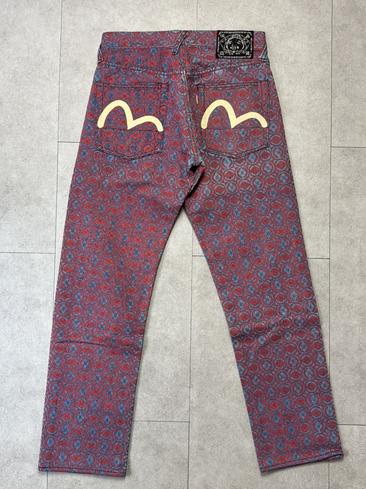 Evisu DS Evisu Family Crest Monogram Pants Size US 28 / EU 44 - 1 Thumbnail