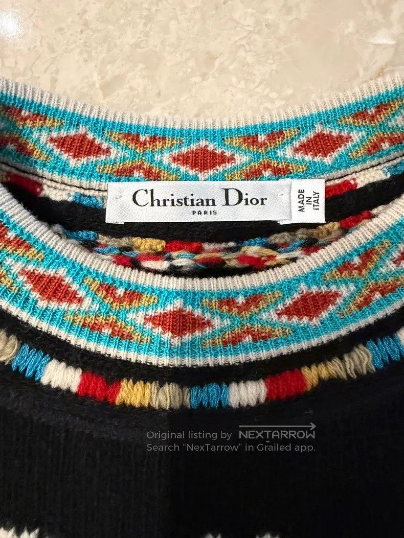 Dior Dior Embroidered woollen sweater Size XS / US 0-2 / IT 36-38 - 3 Thumbnail