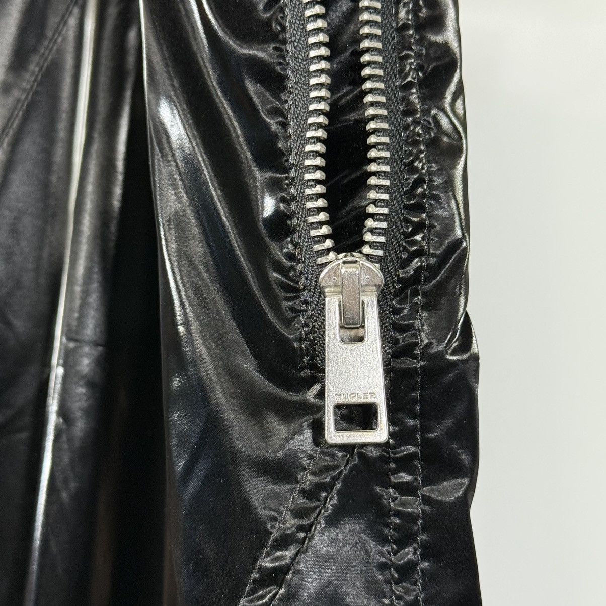 H&M × Mugler × Thierry Mugler Mugler H&M biker pants Size US 33 - 9 Thumbnail