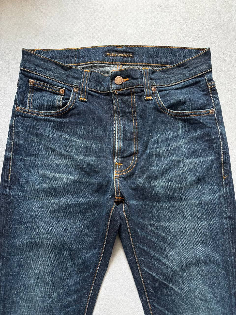 Nudie Jeans Nudie Jeans Lean Dean Crinkle Blues Denim Pants Size US 30 / EU 46 - 7 Thumbnail