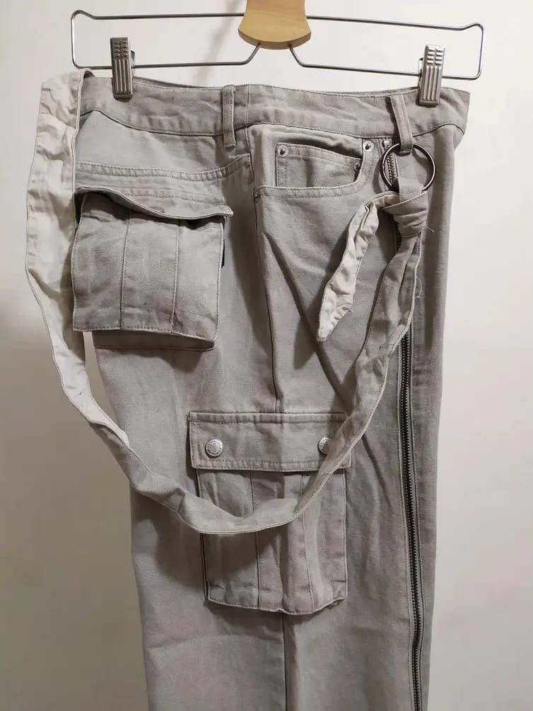 Japanese Brand Sarah Brand Cargo Long Zipper Punk Bondage pants Size US 30 / EU 46 - 10 Thumbnail