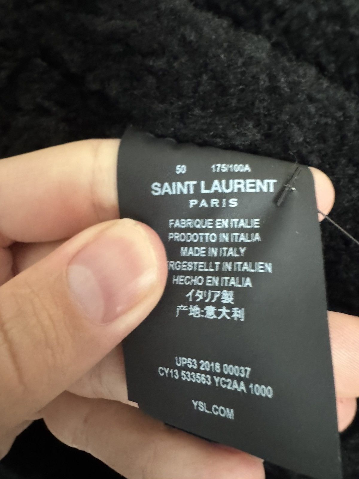 Saint Laurent Paris Suede Shearling L01 Biker Size US M / EU 48-50 / 2 - 4 Thumbnail