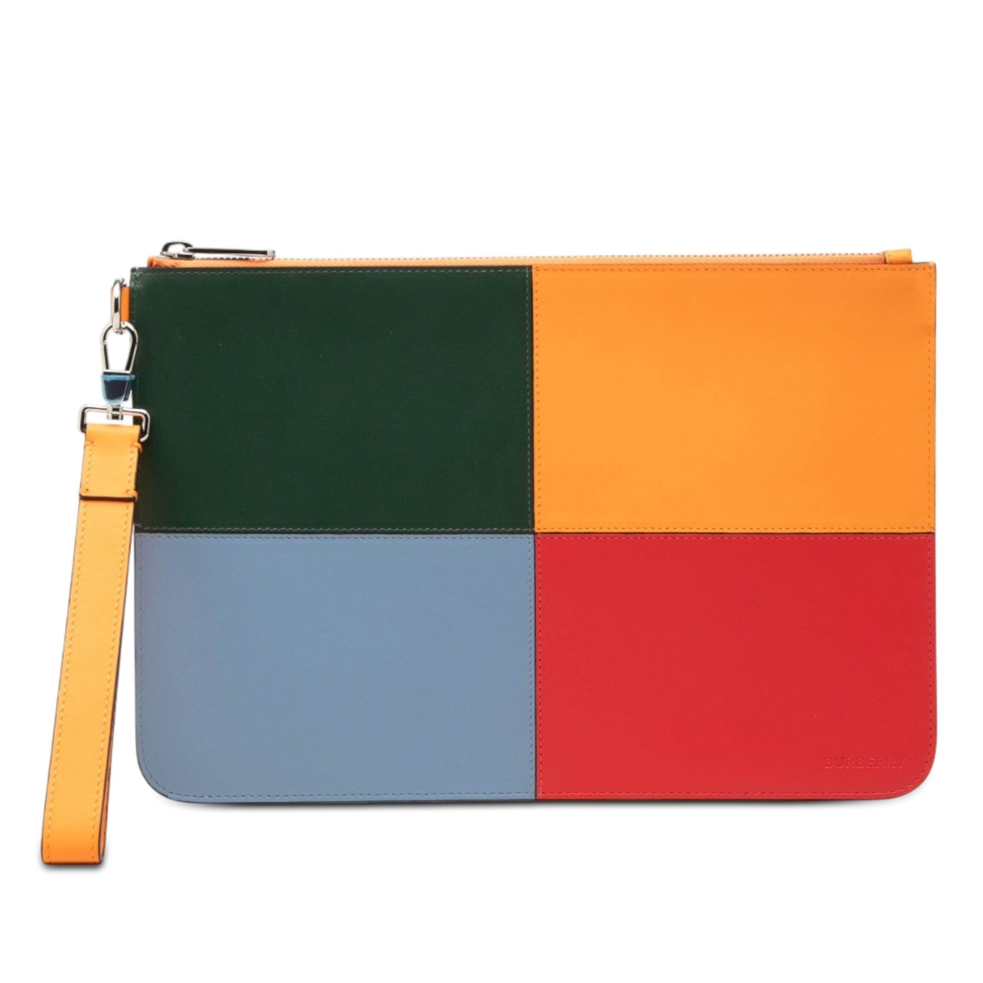 Burberry Leather Colorblock Clutch Size ONE SIZE - 1 Thumbnail