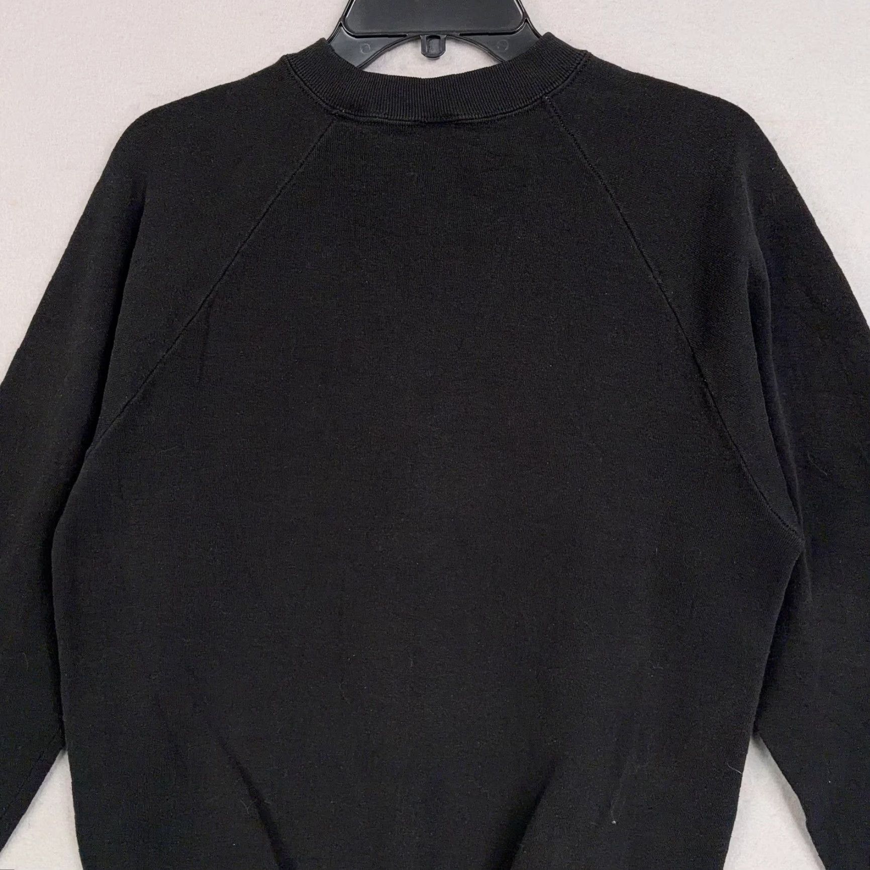 Jerzees VINTAGE Jerzees Sweatshirt Mens Large Black Whitewater Kanu River Graphic 80s Crewneck Pullover Size US L / EU 52-54 / 3 - 7 Thumbnail