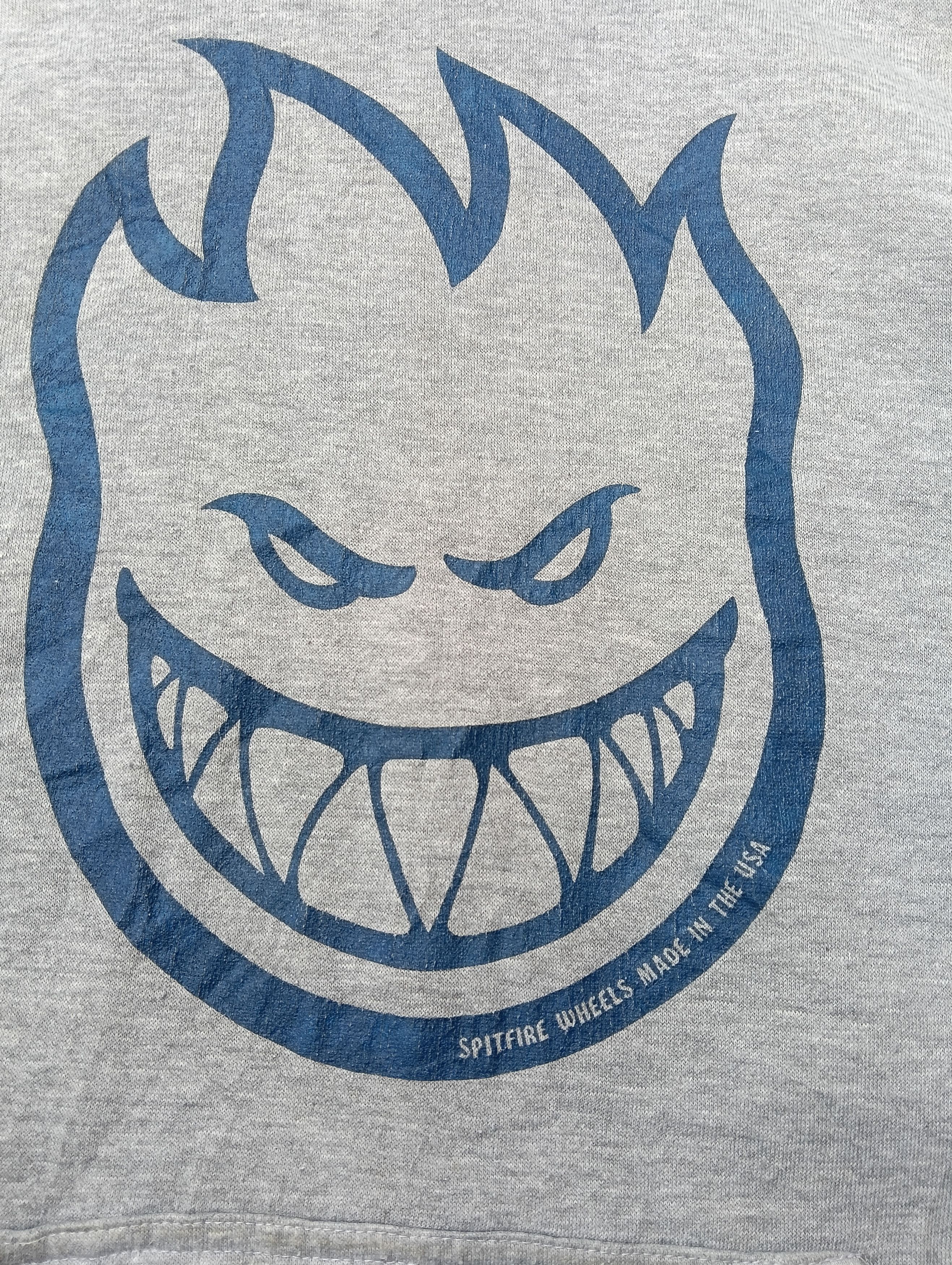 Spitfire Vintage Spitfire Wheels Bighead Logo Grey Hoodie Streetwear Size US M / EU 48-50 / 2 - 3 Thumbnail