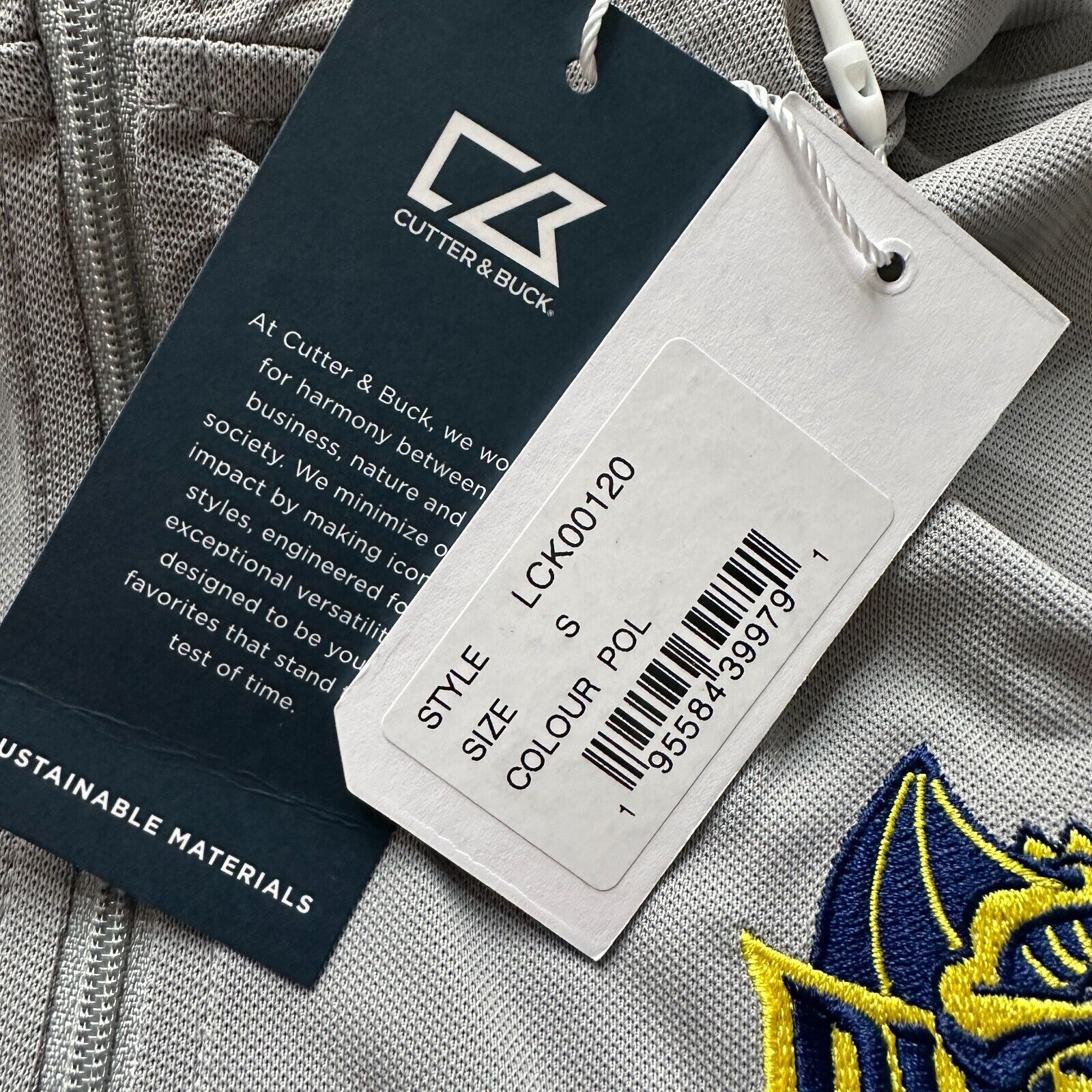 The Unbranded Brand Cutter & Buck Drexel Dragons Hoodie Men’s Small Gray NWT New Size US S / EU 44-46 / 1 - 5 Thumbnail