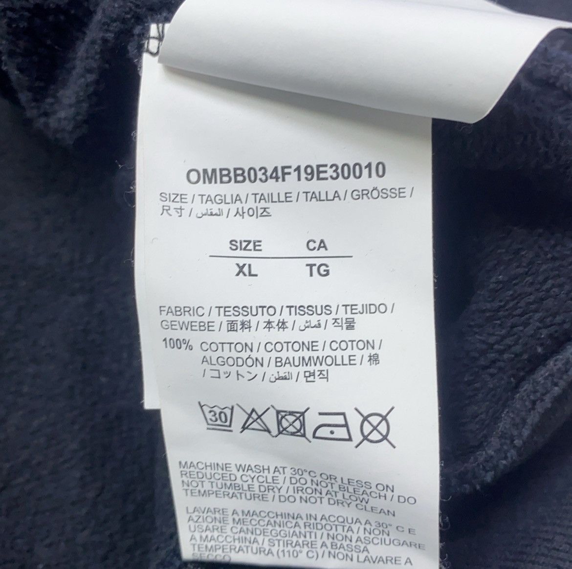 Off-White OFF-White c/o Virgil Abloh "Painted" Black Hoodie Size US XL / EU 56 / 4 - 5 Thumbnail