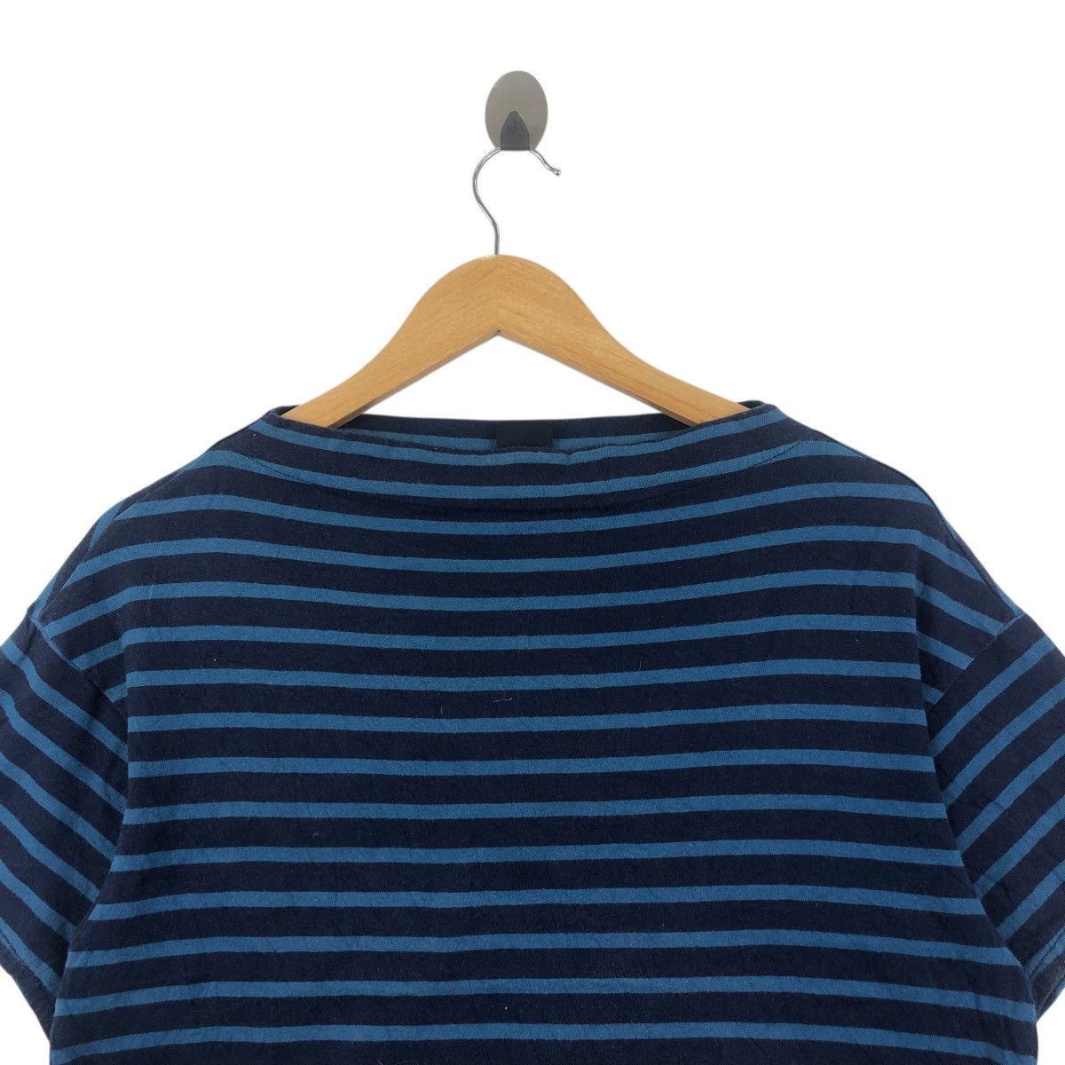 Vintage CHAMBRE DE CHARME Made In Japan Stripes Crop Shirt Size ONE SIZE - 2 Thumbnail