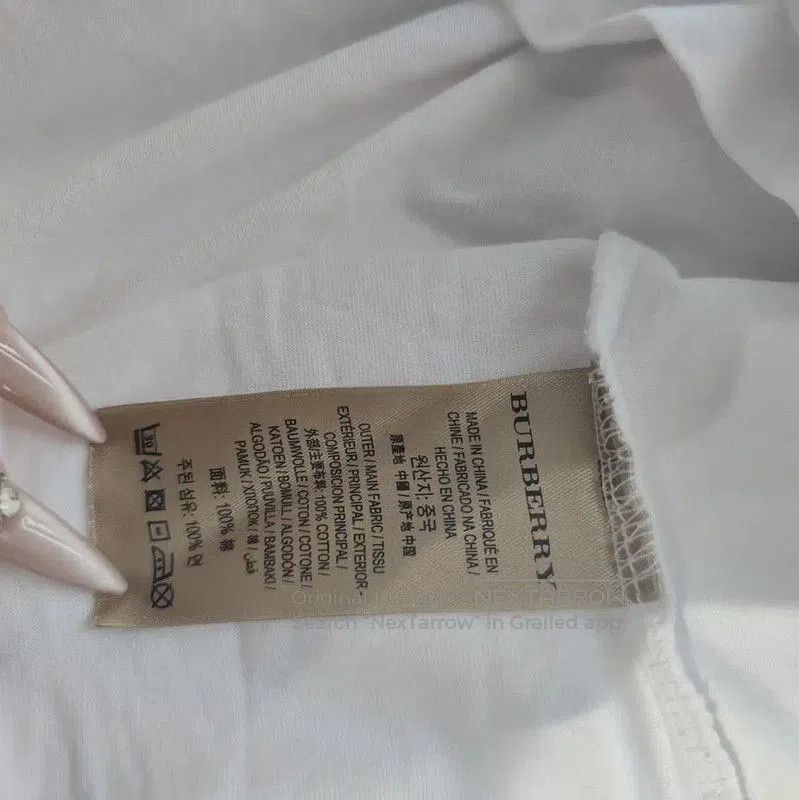 Burberry Burberry White Cotton Men's T-Shirt. Size US M / EU 48-50 / 2 - 5 Thumbnail