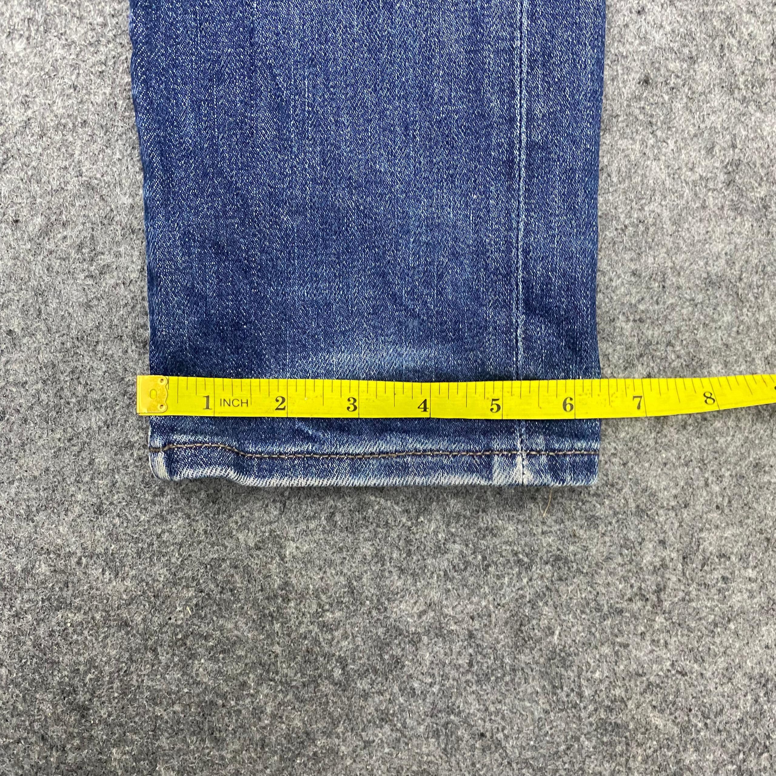 Japanese Brand 💥Best Offer💥Vintage Uniqlo Slim Fit Denim Size US 32 / EU 48 - 8 Thumbnail