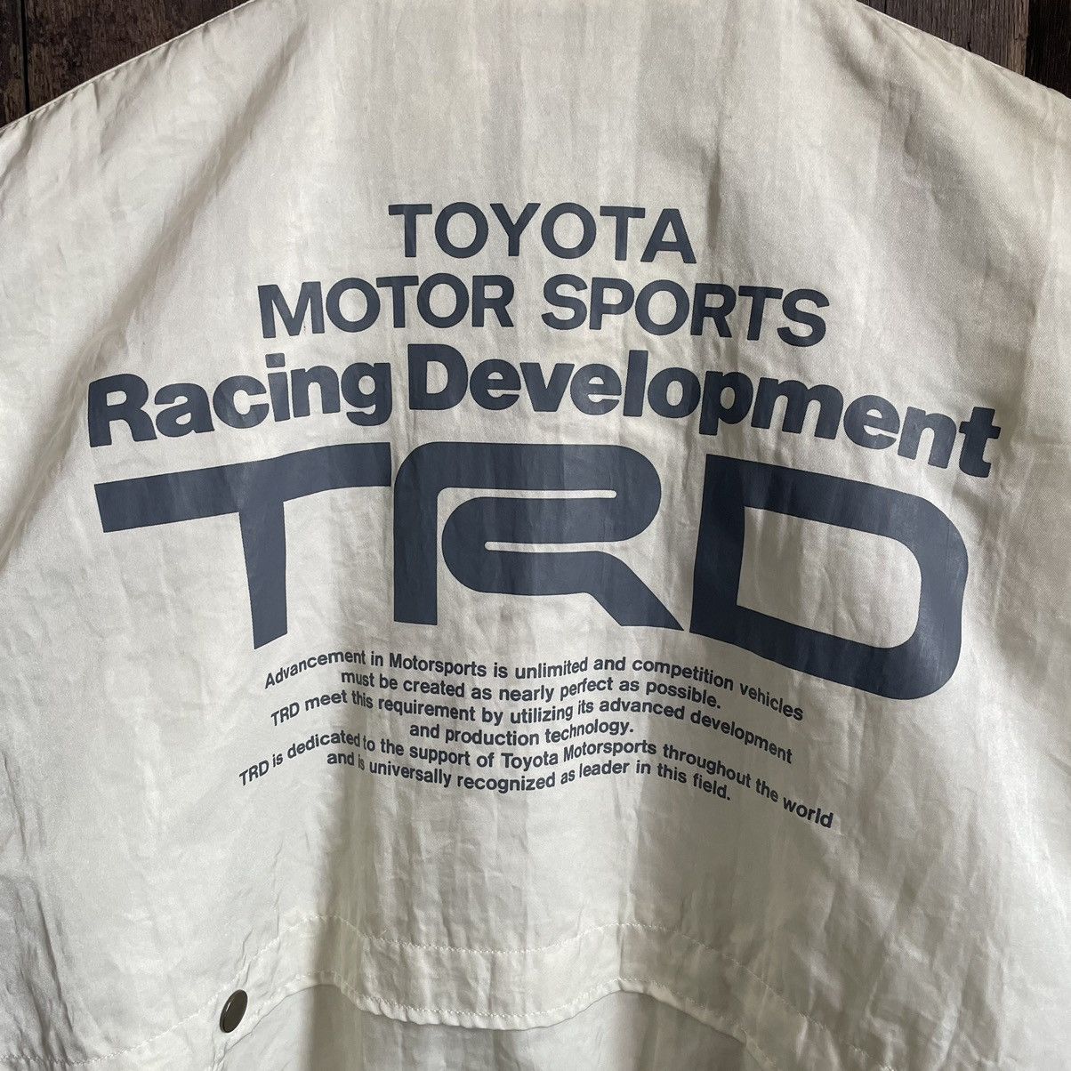 Vintage Vintage 90’s Toyota TRD Racing Development Bomber Jacket Size US L / EU 52-54 / 3 - 4 Thumbnail