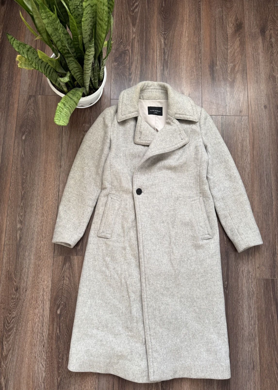 Club Monaco Club Monaco women’s S wool long coat trench Size S / US 4 / IT 40 - 1 Thumbnail