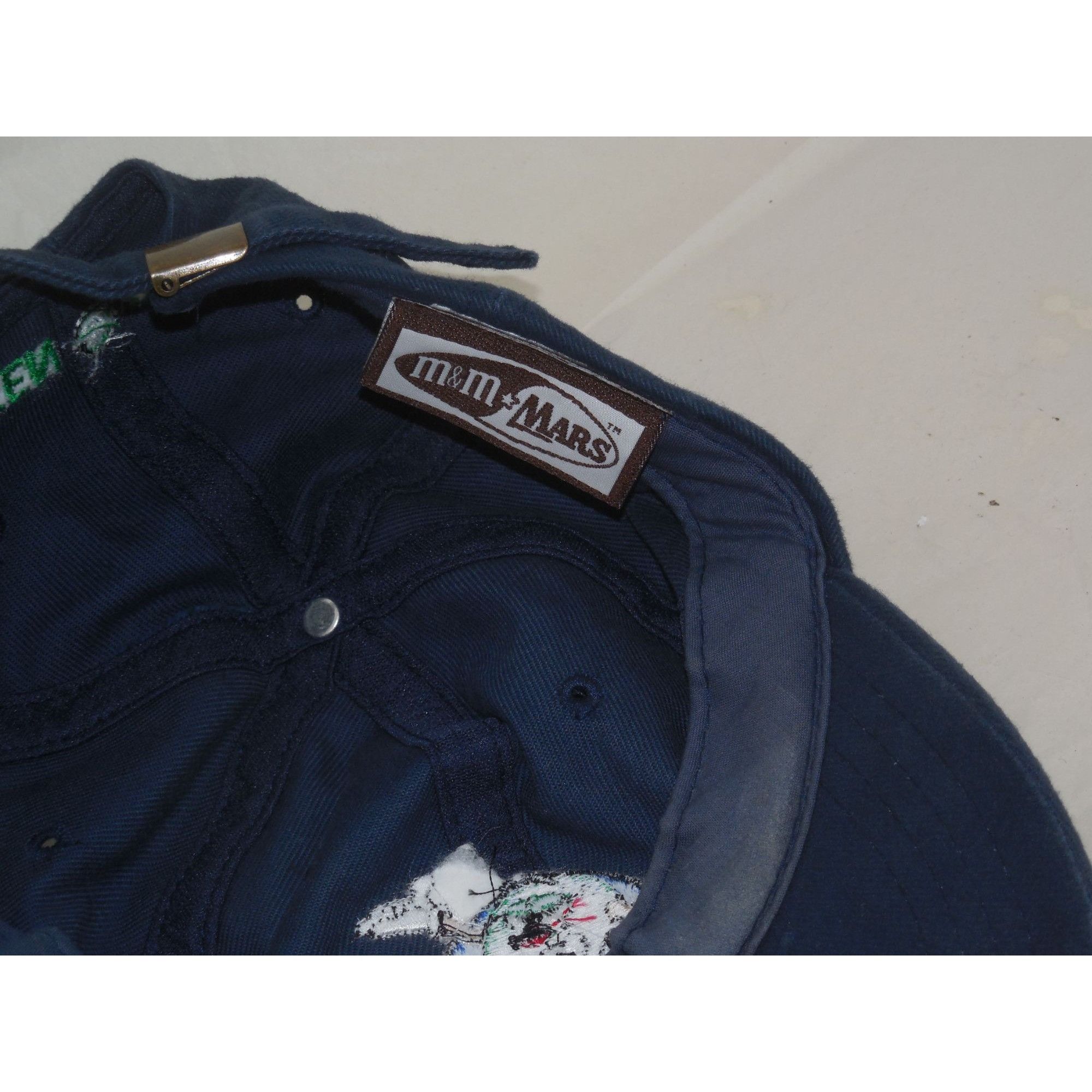 Vintage Vintage M&M Mars Hat Sportcap Adjustable Strap Green Candy A Size ONE SIZE - 7 Thumbnail