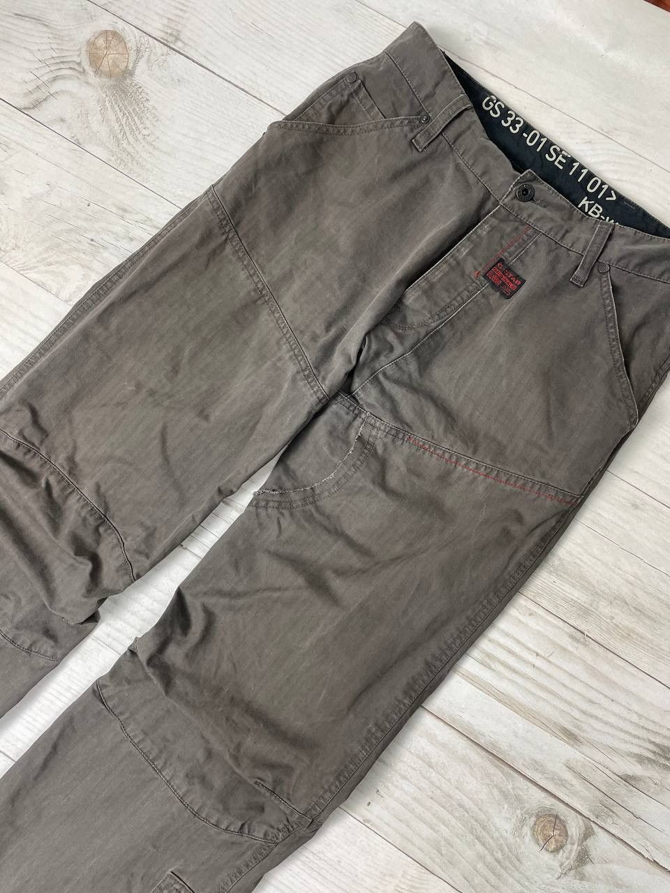 G-Star Vintage G-Star Raw Elwood Reversed Pants Zipper Army Size US 31 - 2 Thumbnail