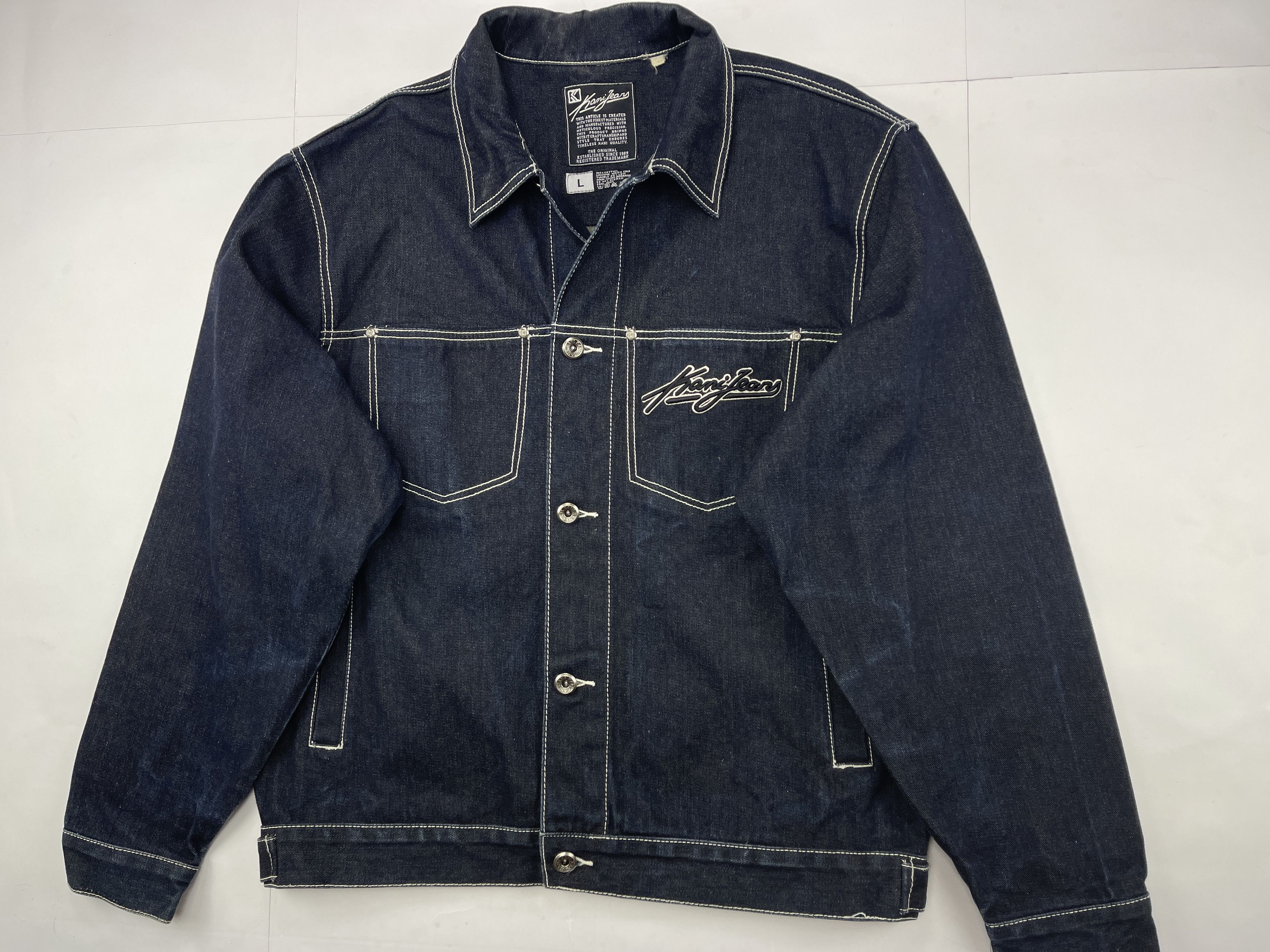 Karl Kani Karl Kani jacket, blue, vintage Kani denim jacket, 90s L Size US L / EU 52-54 / 3 - 5 Thumbnail