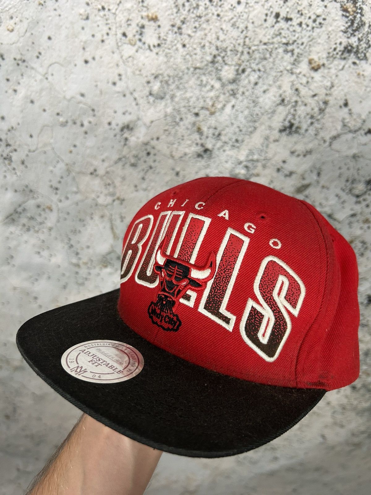 Mitchell & Ness × NBA Vintage Mitchell & Ness Chicago Bulls Snapback Hat Size ONE SIZE - 2 Thumbnail