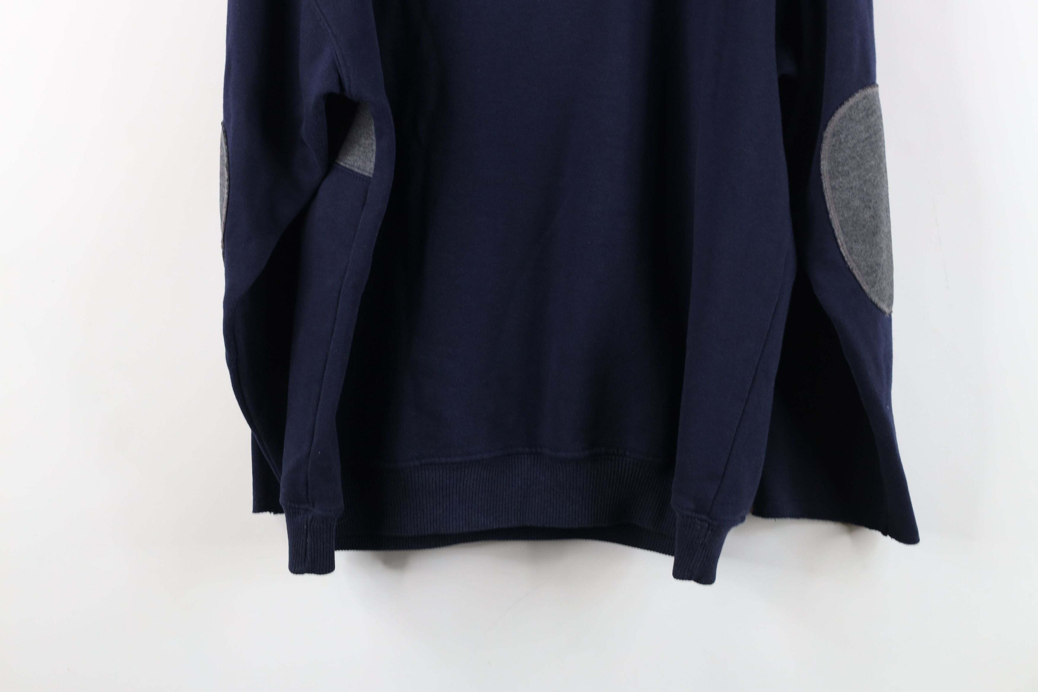Vintage Vintage 90s Streetwear Block Elbow Patch Cut Off Sweatshirt Size US M / EU 48-50 / 2 - 15 Thumbnail