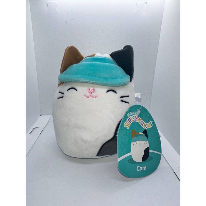 & Other Stories Squishmallows 5" CAM the Calico cat NWT Plush with Visor Grailed