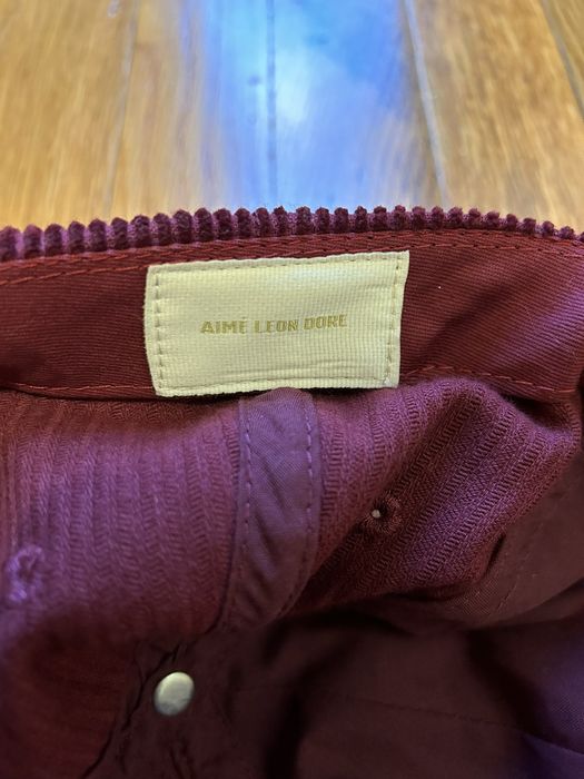 Aime Leon Dore ALD Maroon Corduroy Hat Grailed