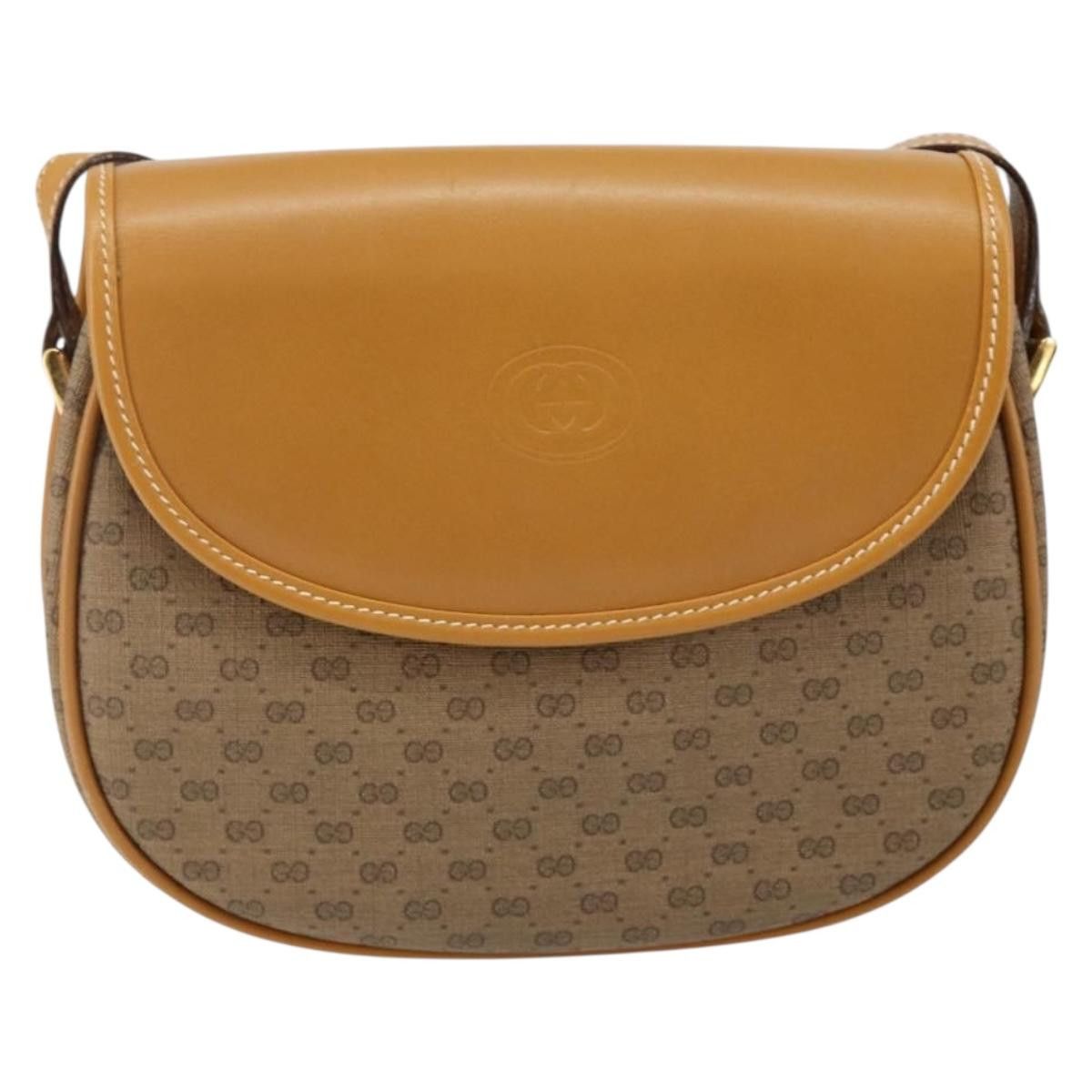 Gucci GUCCI Micro GG Supreme Shoulder Bag Pvc Beige Gold 007 115 Size ONE SIZE - 2 Thumbnail