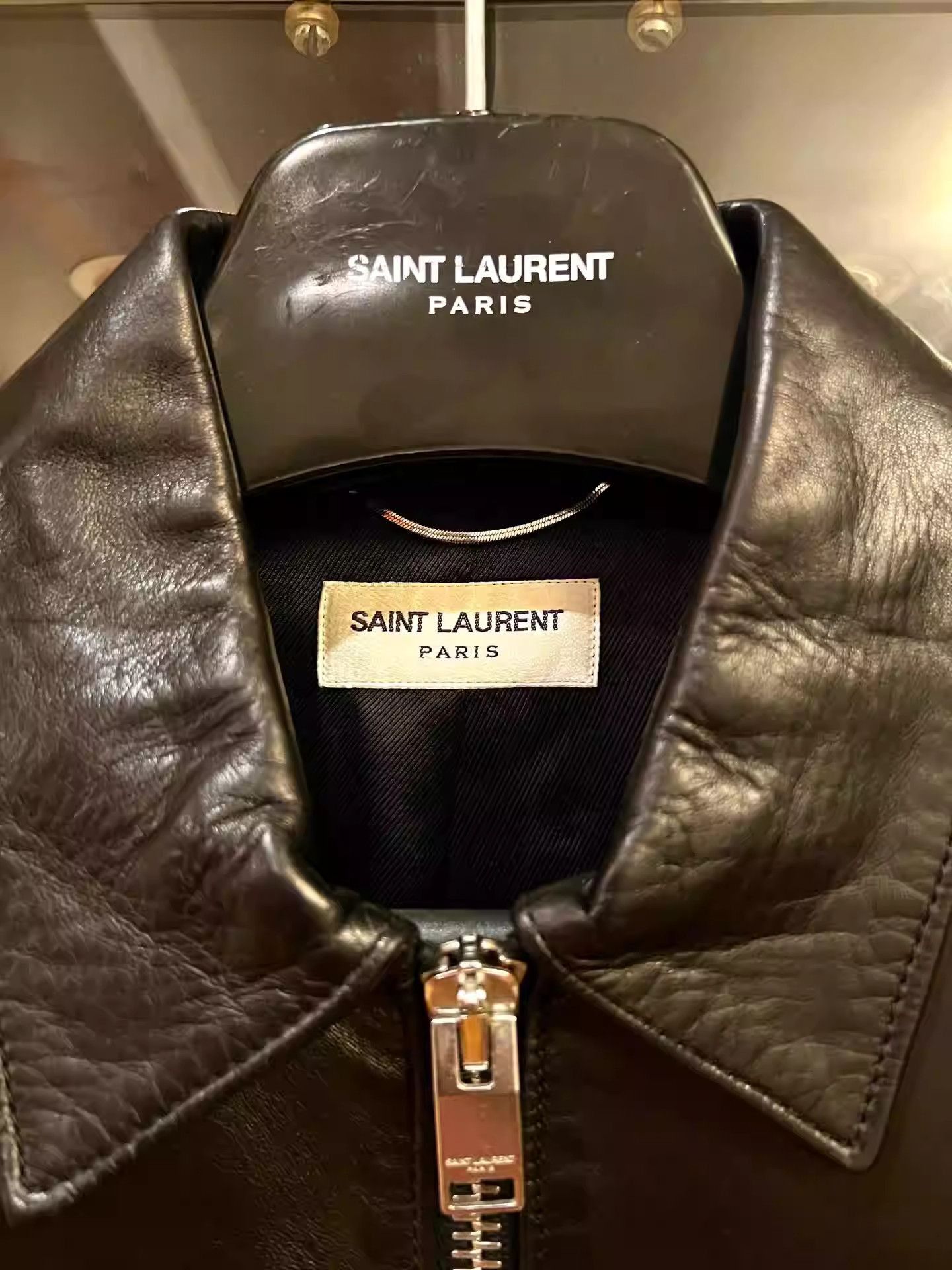 Saint Laurent Paris saint laurent Military Four-Pocket Button Leather Jacket-25 Size US M / EU 48-50 / 2 - 3 Thumbnail