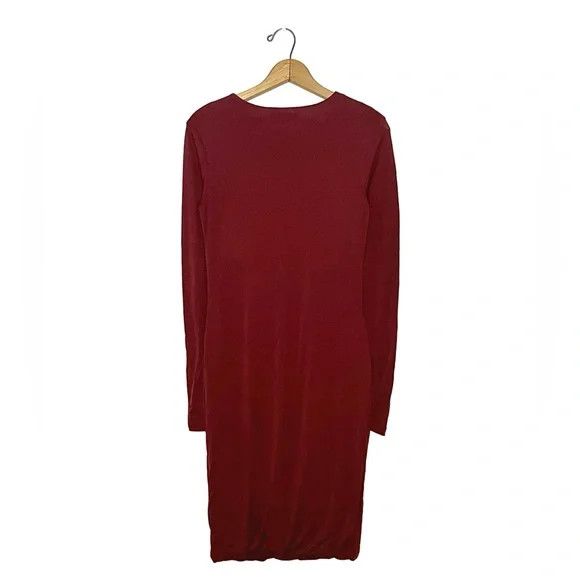 Acne Studios Acne Studios | Red Long Sleeve Dress Size M / US 6-8 / IT 42-44 - 3 Thumbnail