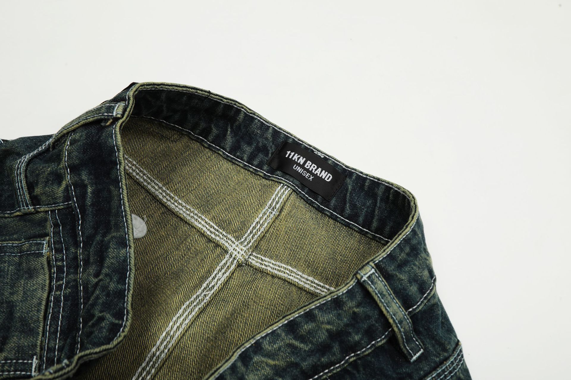 Japanese Brand American retro distressed loose straight bootcut jeans Size US 32 / EU 48 - 4 Thumbnail