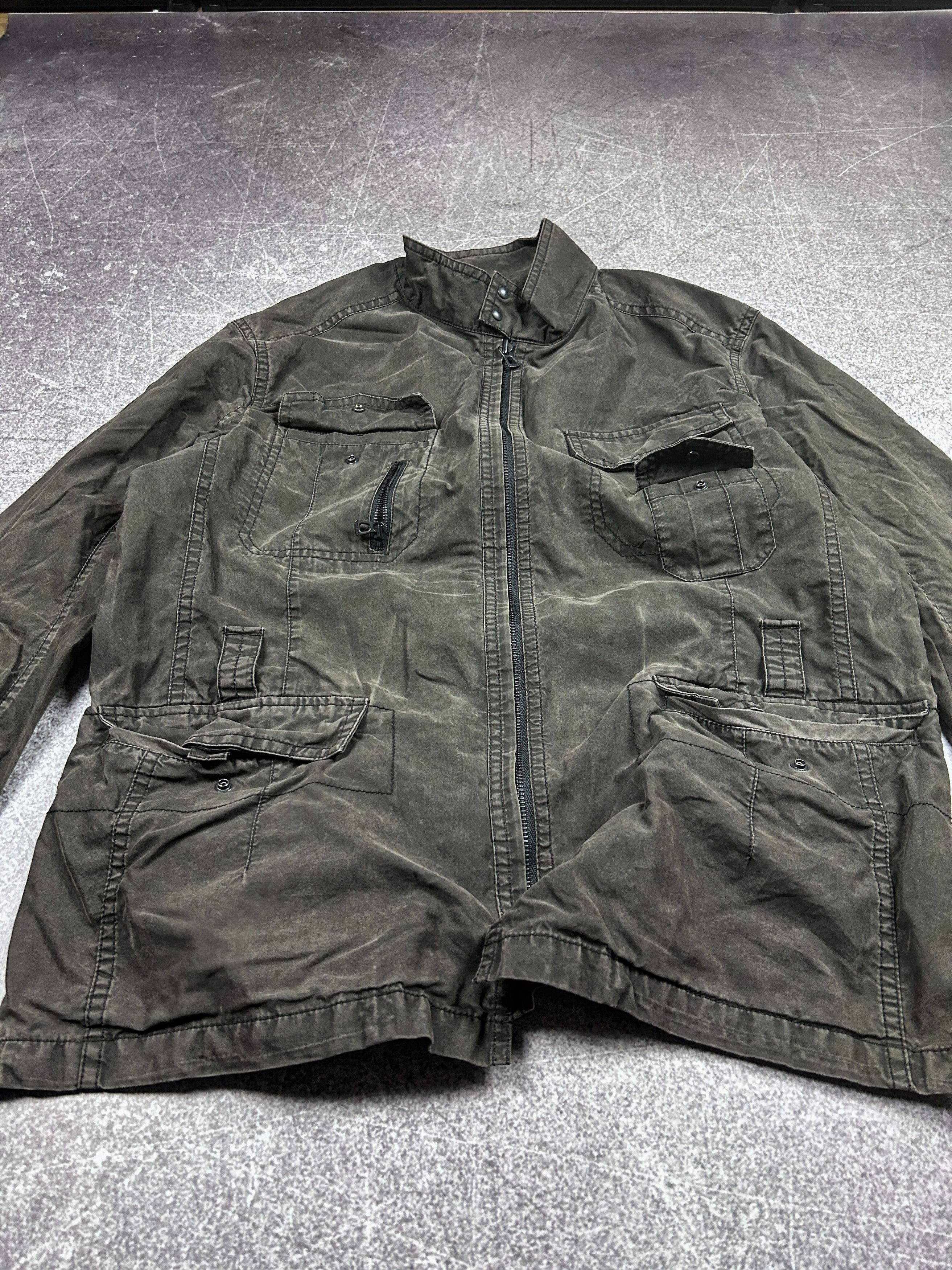Hugo Boss VTG Avant Garde If Six Was Nine Style Cargo Jacket 90s Size US XL / EU 56 / 4 - 6 Thumbnail