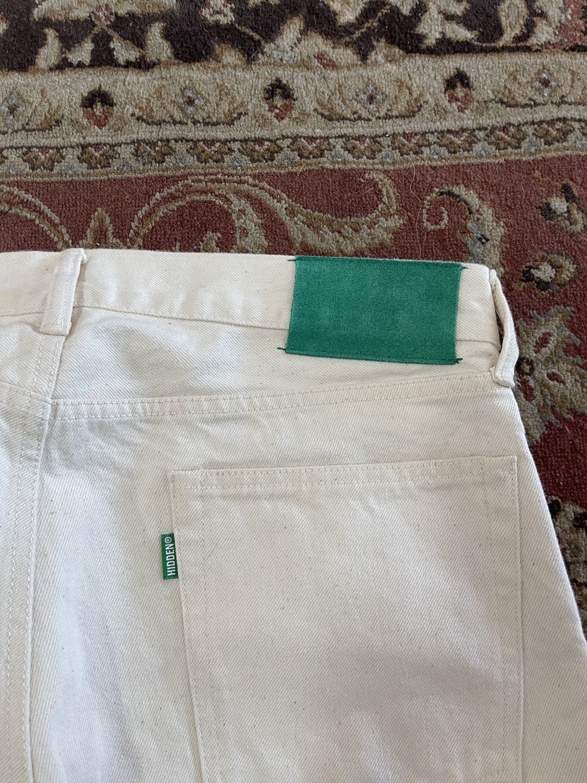 HIDDEN Hidden NY Japan Selvedge White Denim Jeans Size US 34 / EU 50 - 14 Thumbnail