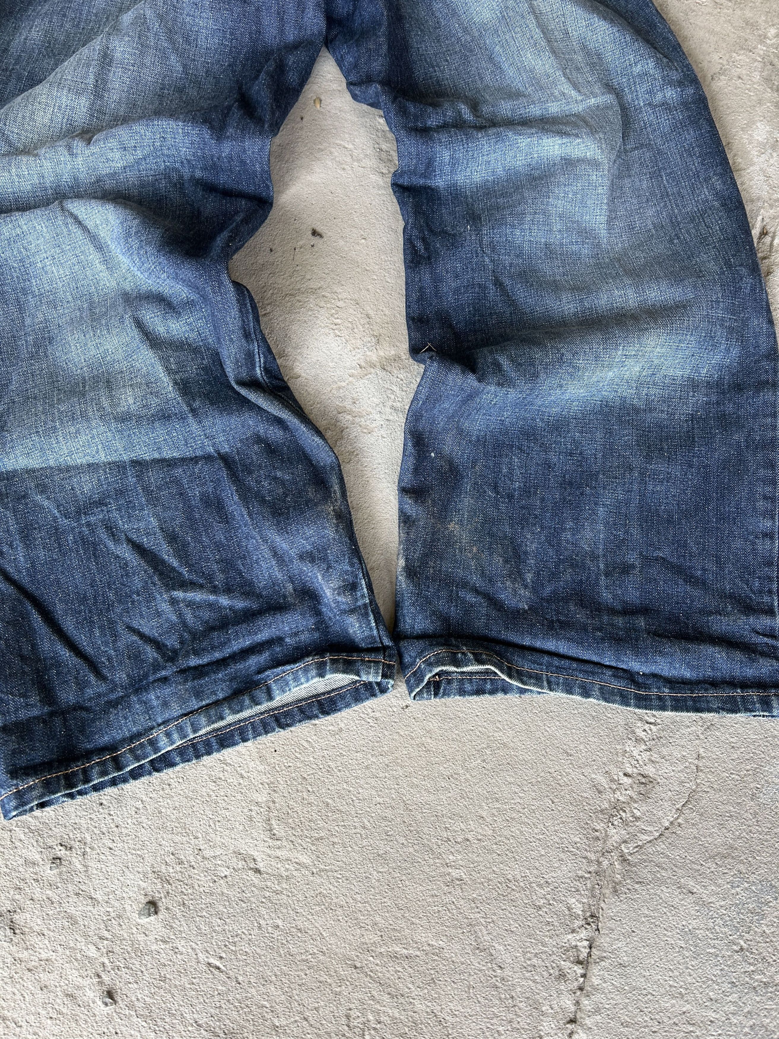 Vintage JNCO Style Rave Baggy Rap Denim Jeans y2k sk8 90s Size US 32 / EU 48 - 11 Thumbnail