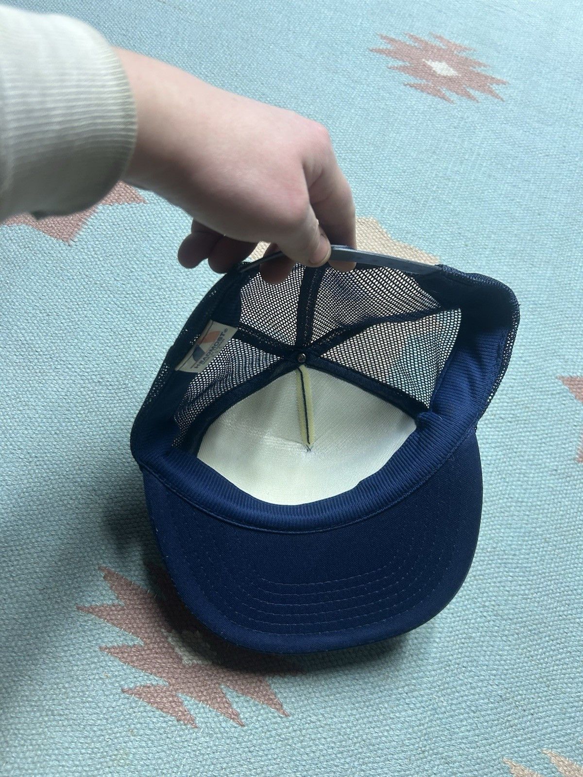 Vintage Vtg trucker hat valley petroleum oil Michigan spell out snap Size ONE SIZE - 5 Thumbnail