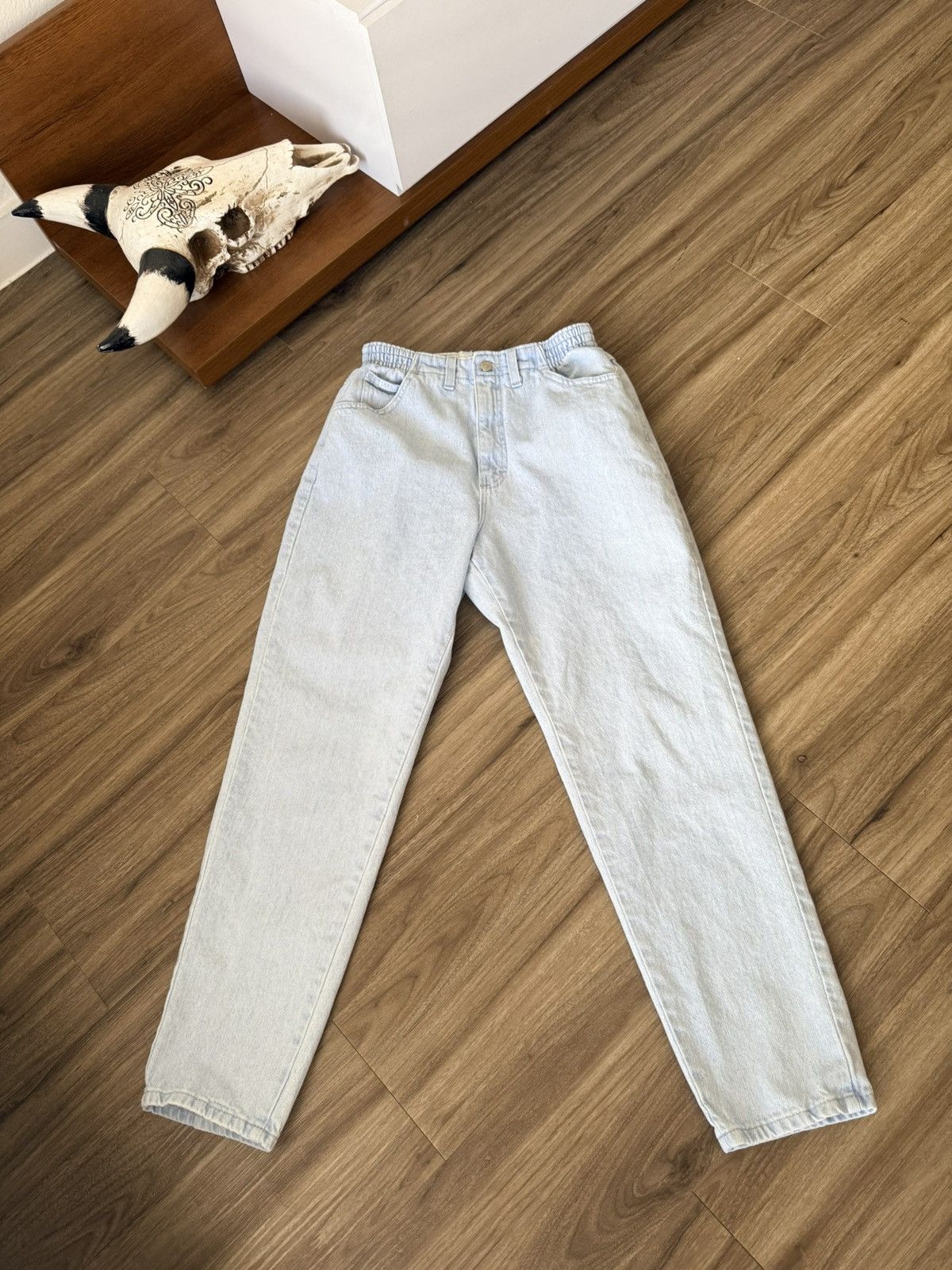 Lee Vintage Lee Jeans Womens 8 LightWash Blue High Rise Mom Size 30" / US 8 / IT 44 - 1 Thumbnail