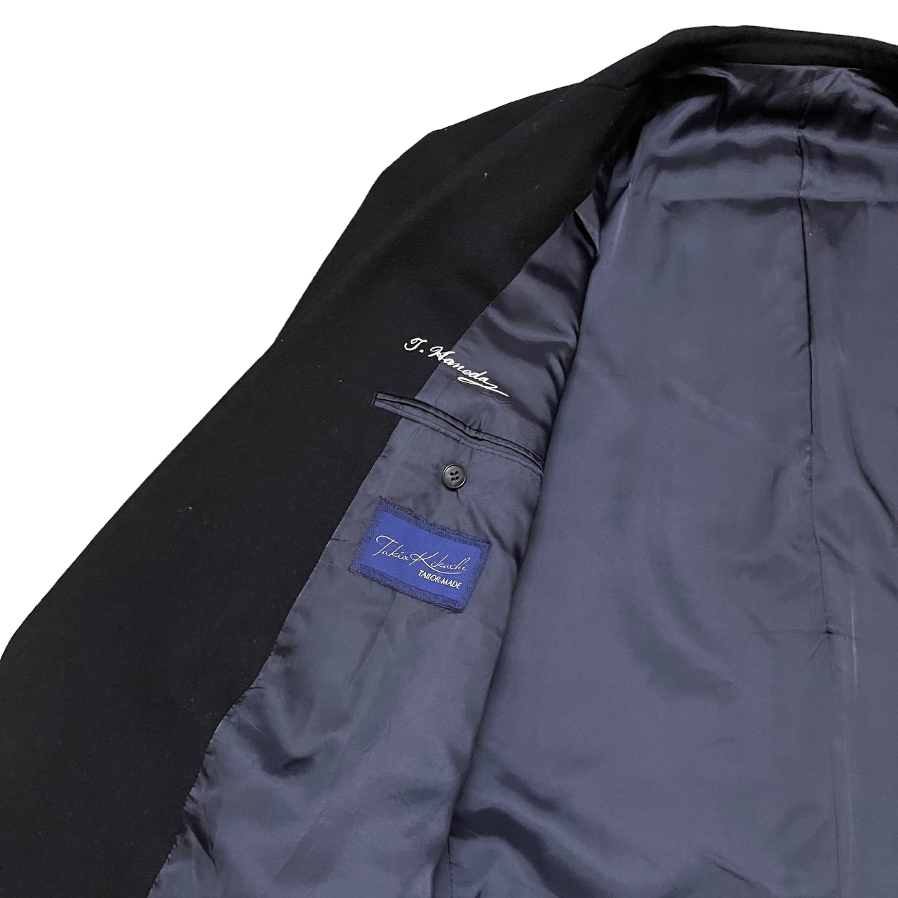 Takeo Kikuchi Vintage Takeo Kikuchi Signature Wool Double Breasted Coat Size US XXL / EU 58 / 5 - 8 Thumbnail