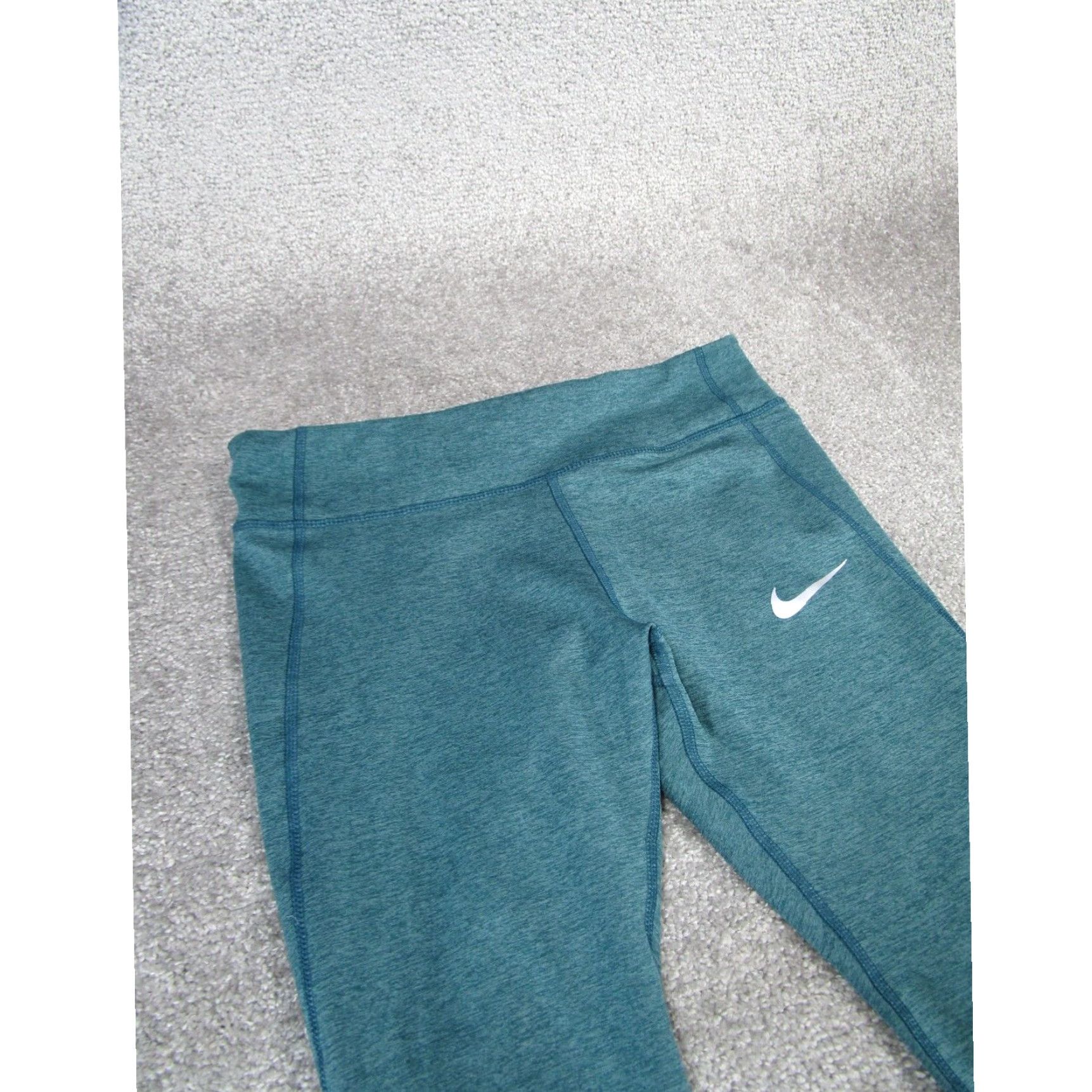Nike Nike Dri Fit Leggings Womens Large Extra Large XL Blue Crop Size 36" / US 14 / IT 50 - 3 Thumbnail
