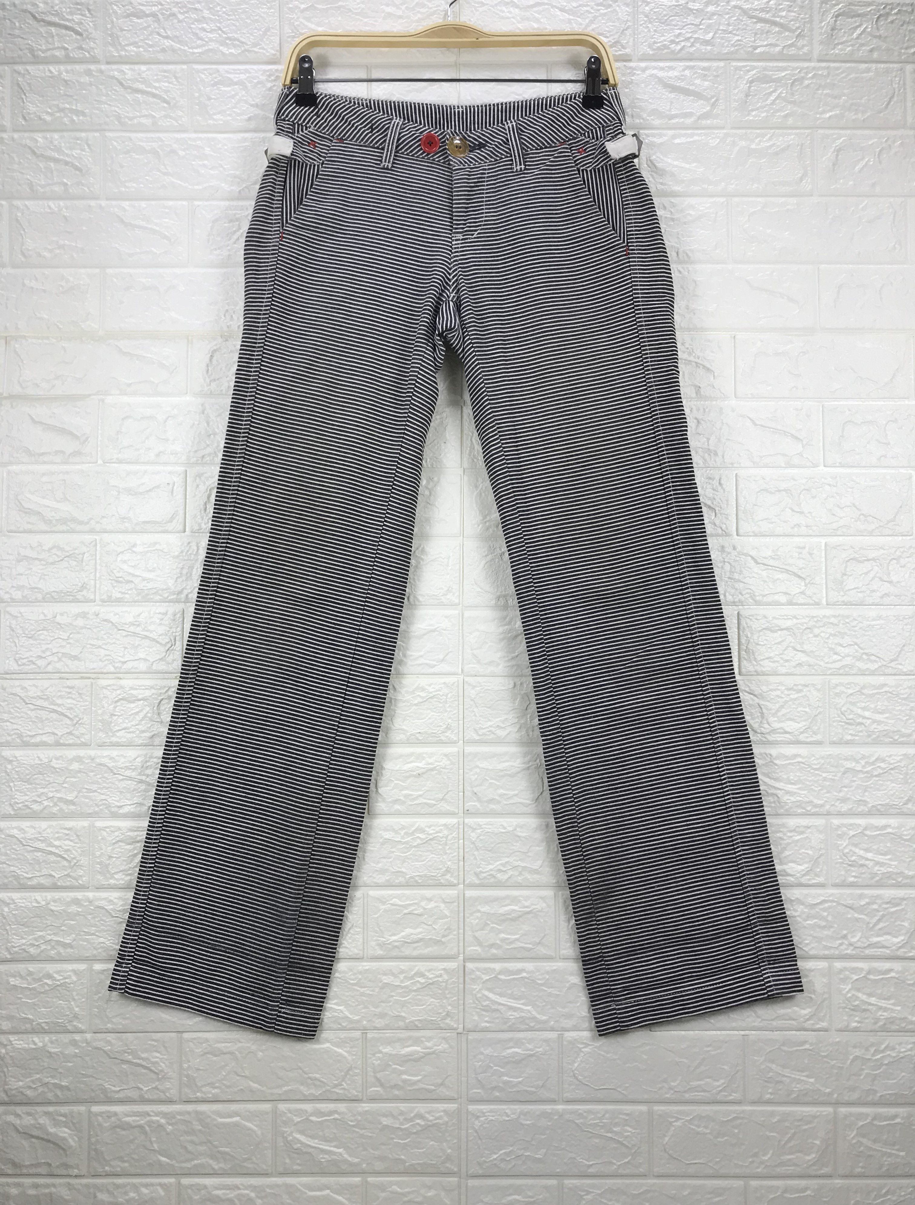 Johnbull Vintage John Bull Hickory Striped Jeans Size 29" - 5 Thumbnail