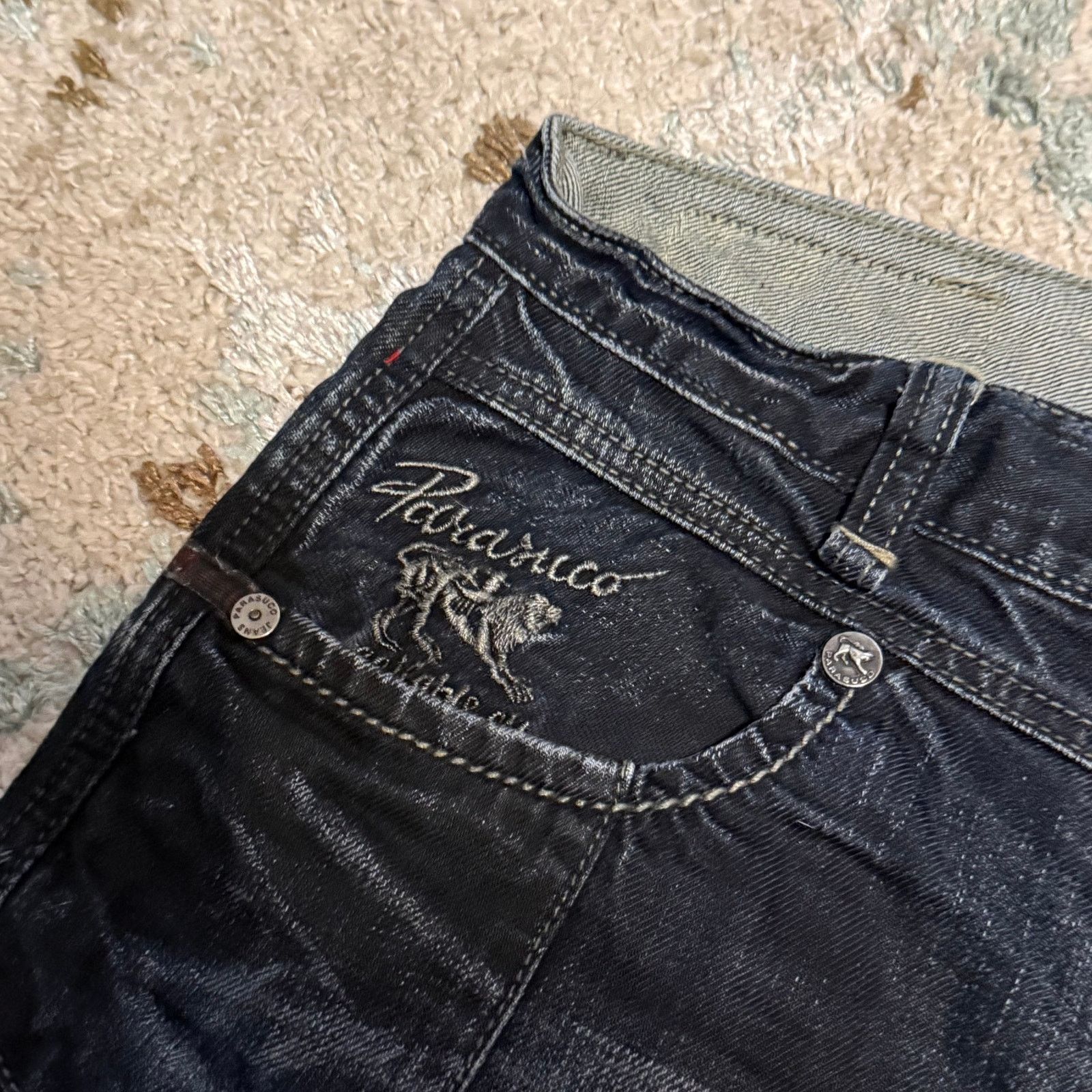 Parasuco Vintage Parasuco Paisley Embroidered Jeans Size 36x35 Y2K Size US 36 / EU 52 - 6 Thumbnail