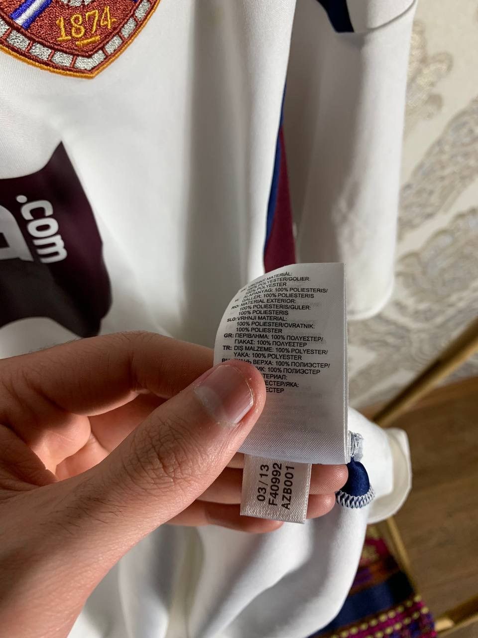 Adidas VINTAGE ADIDAS HEARTS OF MIDLOTHIAN ENGLAND SOCCER JERSEY Size US XXL / EU 58 / 5 - 7 Thumbnail