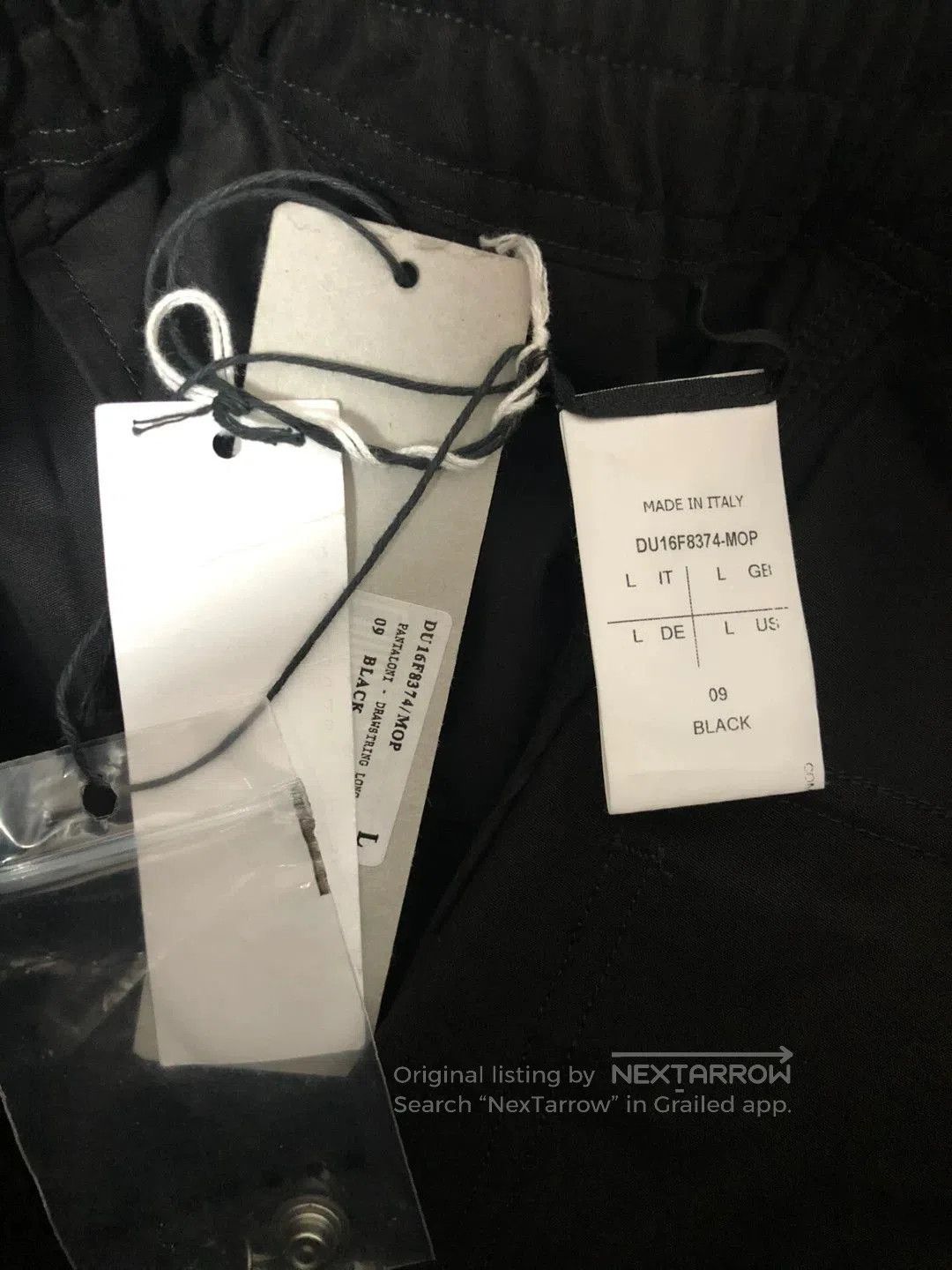 Rick Owens Rick Owens Cargo Pants in Black. Size US 28 / EU 44 - 2 Thumbnail