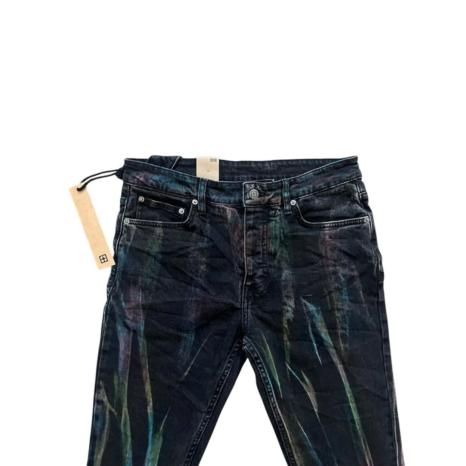 Ksubi Ksubi Jeans Mens Chitch Slim Pink Refrakt Black Size 32/32 Size US 32 / EU 48 - 2 Thumbnail