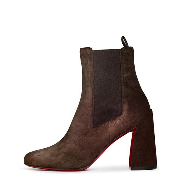 Christian Louboutin Turelastic Suede Ankle Boots Size US 8 / IT 38 - 3 Thumbnail