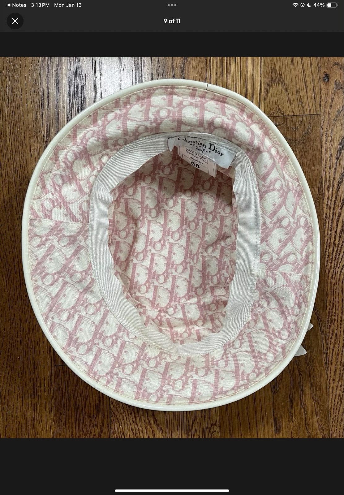 Dior Women’s Christian Dior Oblique Trotter Monogram Bucket Hat Size ONE SIZE - 9 Thumbnail