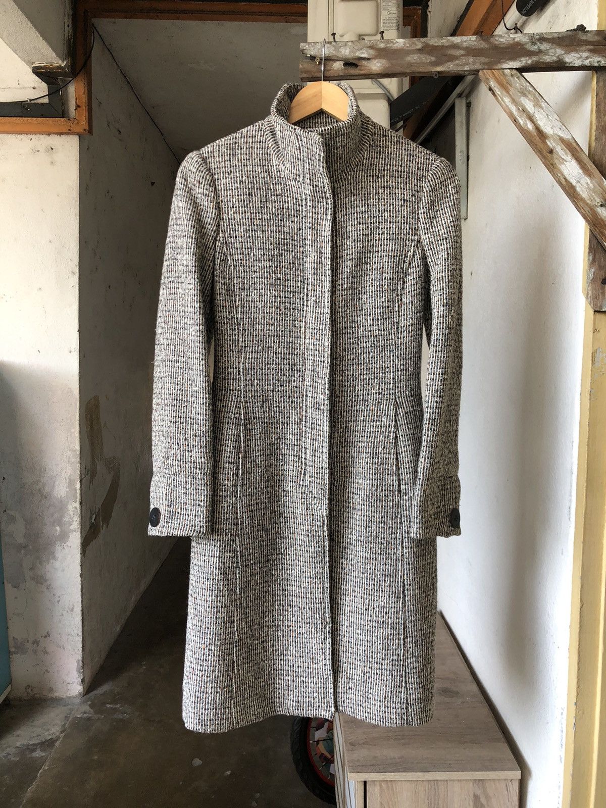 Max Mara Chanel Inspired ❗️Max & Co by Max Mara Tweed Long Jacket Size XS / US 0-2 / IT 36-38 - 1 Thumbnail